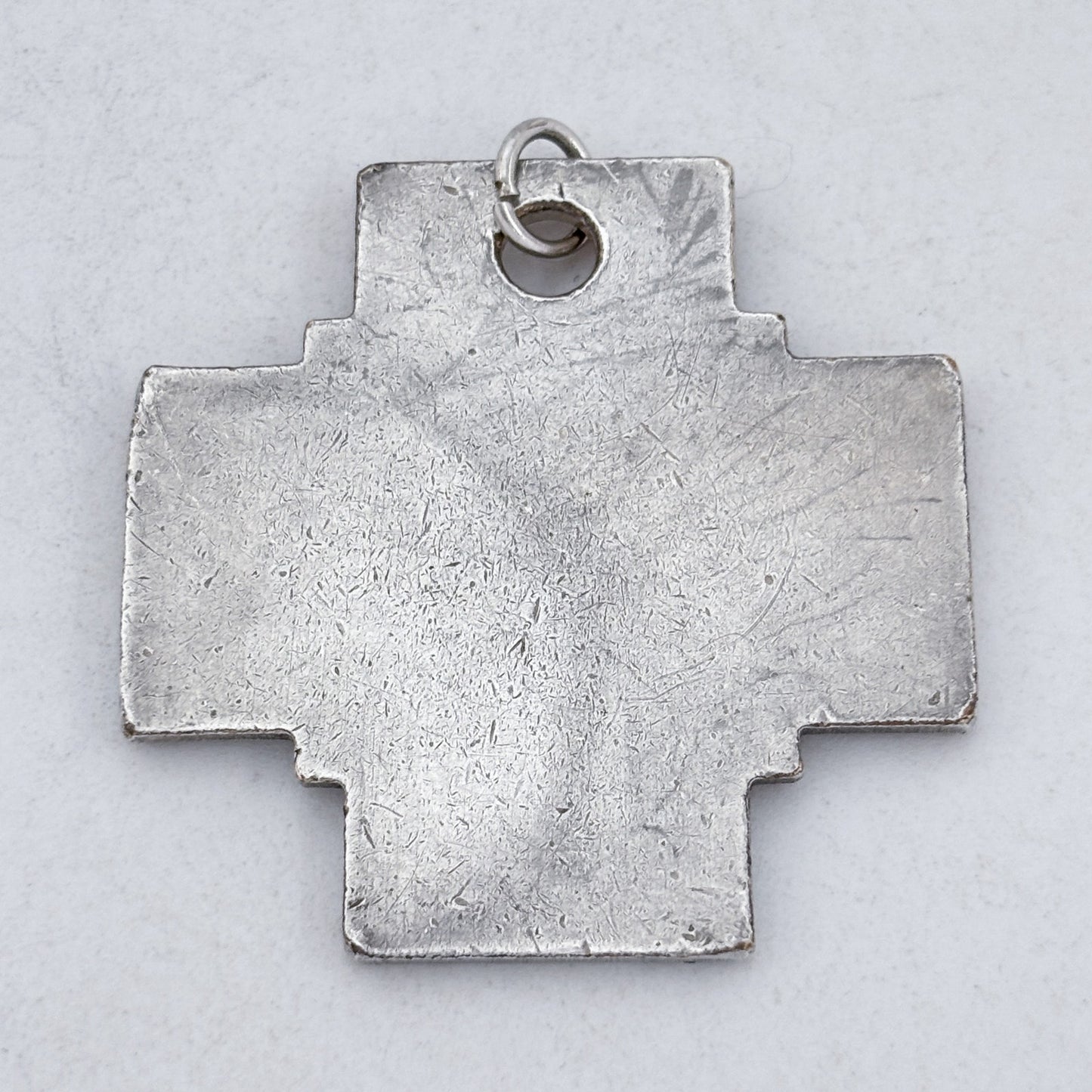 Vintage Sterling Silver 925 I Am The Way Cross Pendant