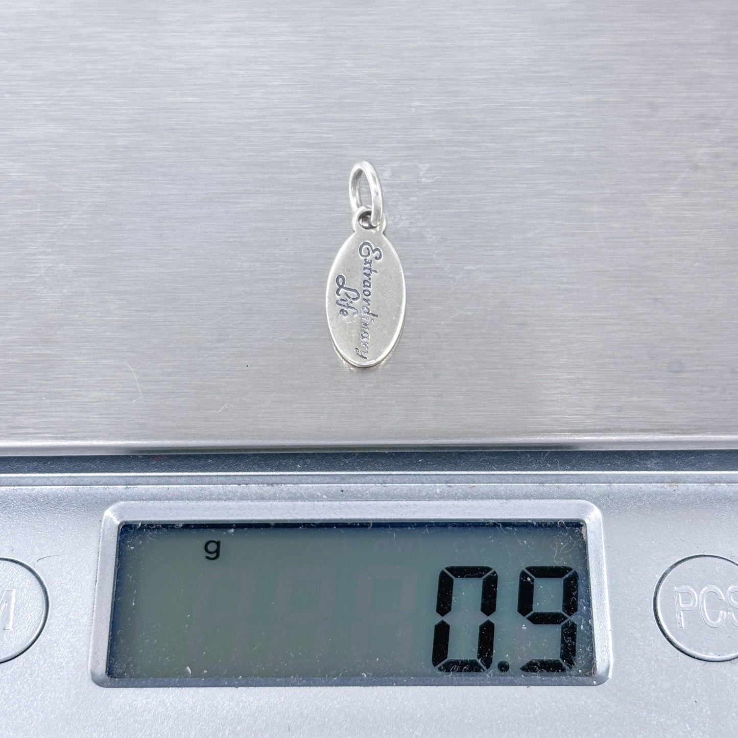 Estate Sterling Silver 925 Extraordinary Life Charm