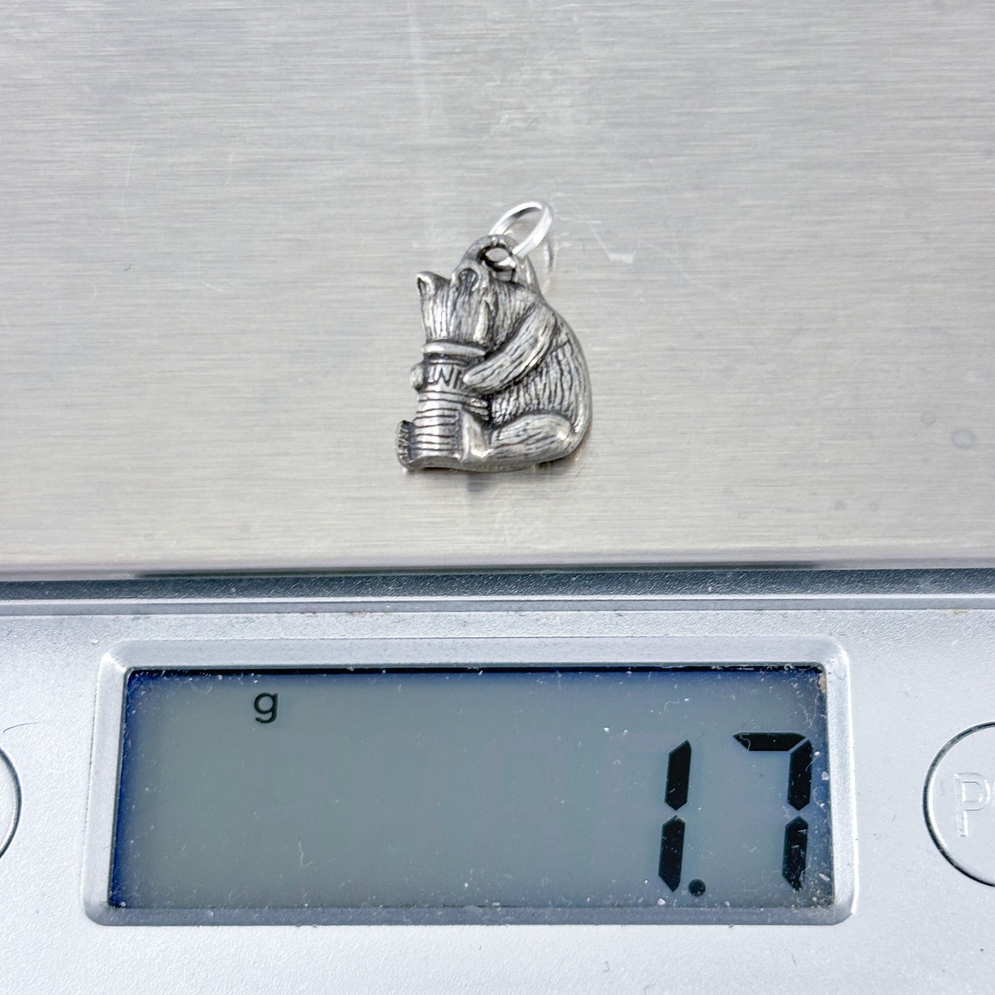 Vintage Disney Pewter Winnie the Pooh Charm