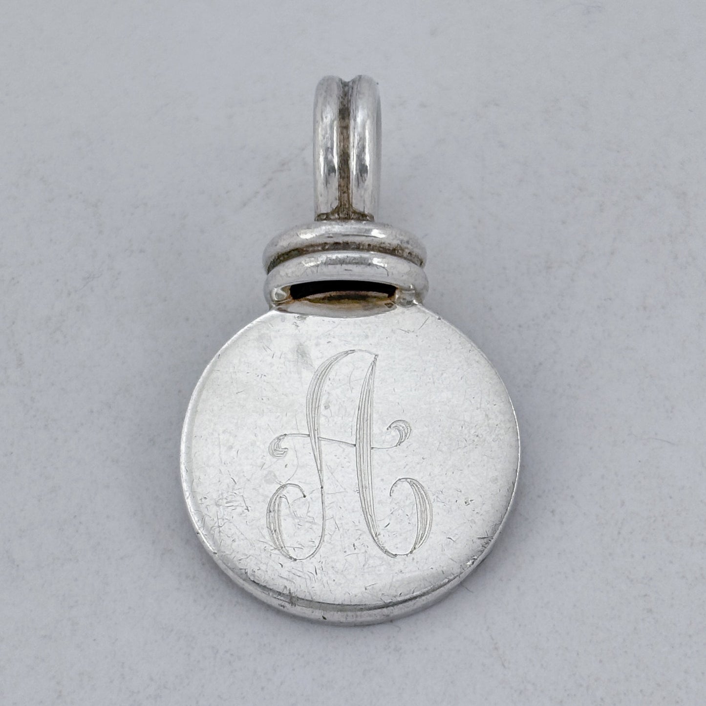 Vintage Sterling Silver 925 Monogram A Pendant
