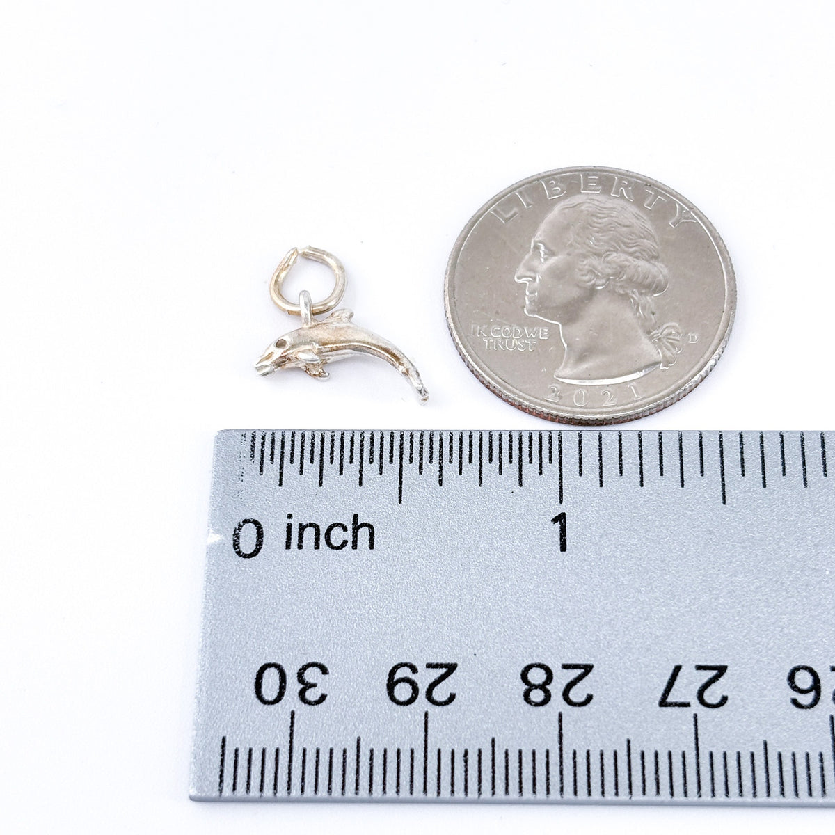 Estate Sterling Silver 925 Dolphin Charm