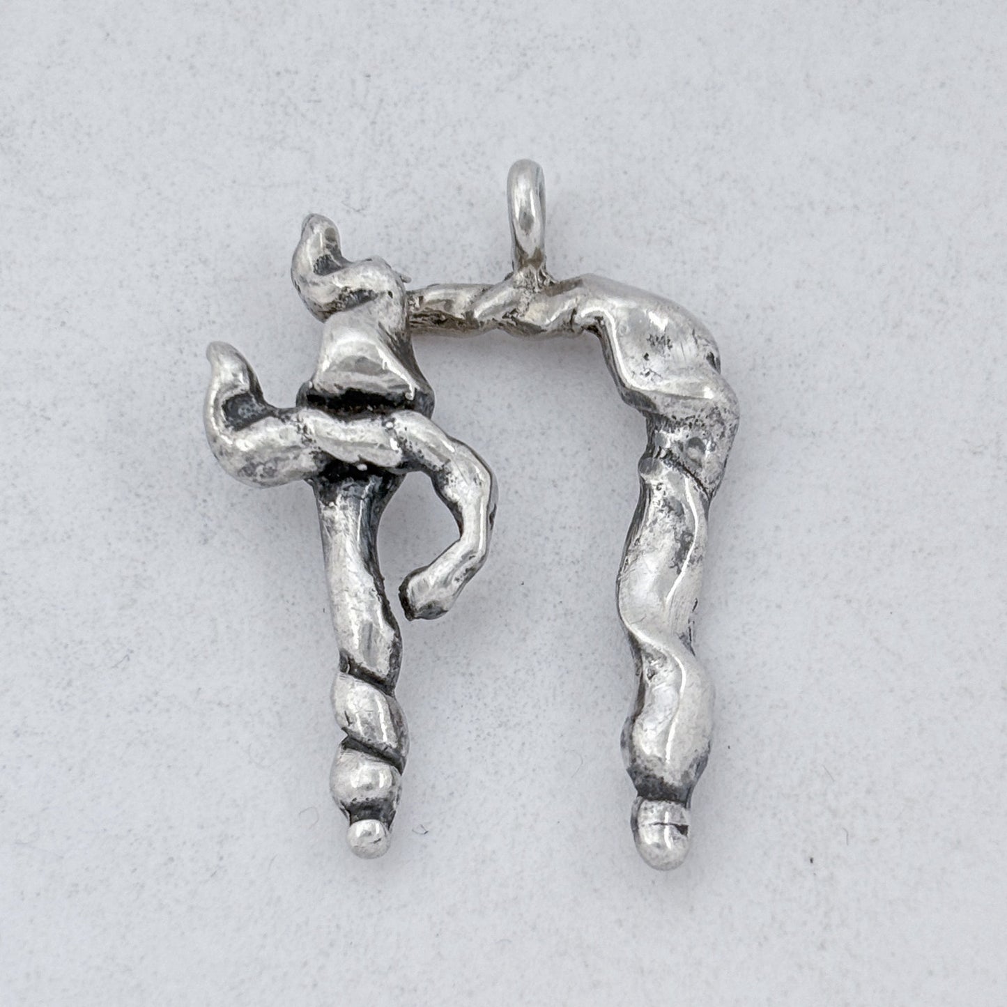 Vintage Sterling Silver 925 Judaica Heth Pendant