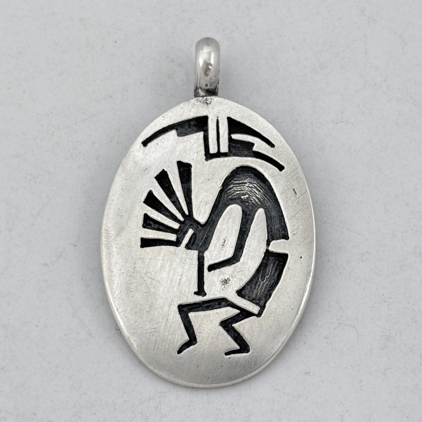 Vintage Sterling Silver 925 Kokopelli Pendant