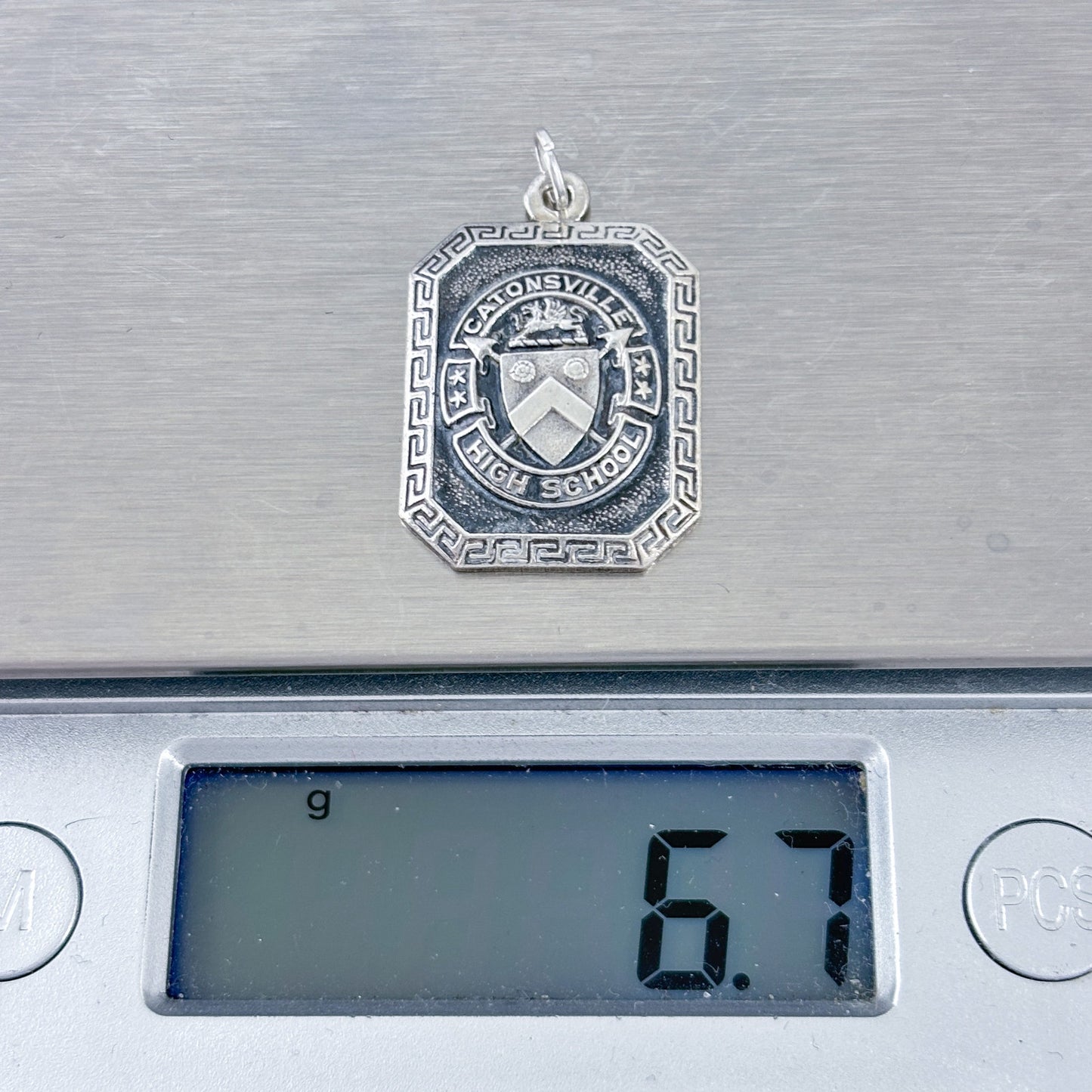 Vintage Sterling Silver 925 Catonsville High School Charm