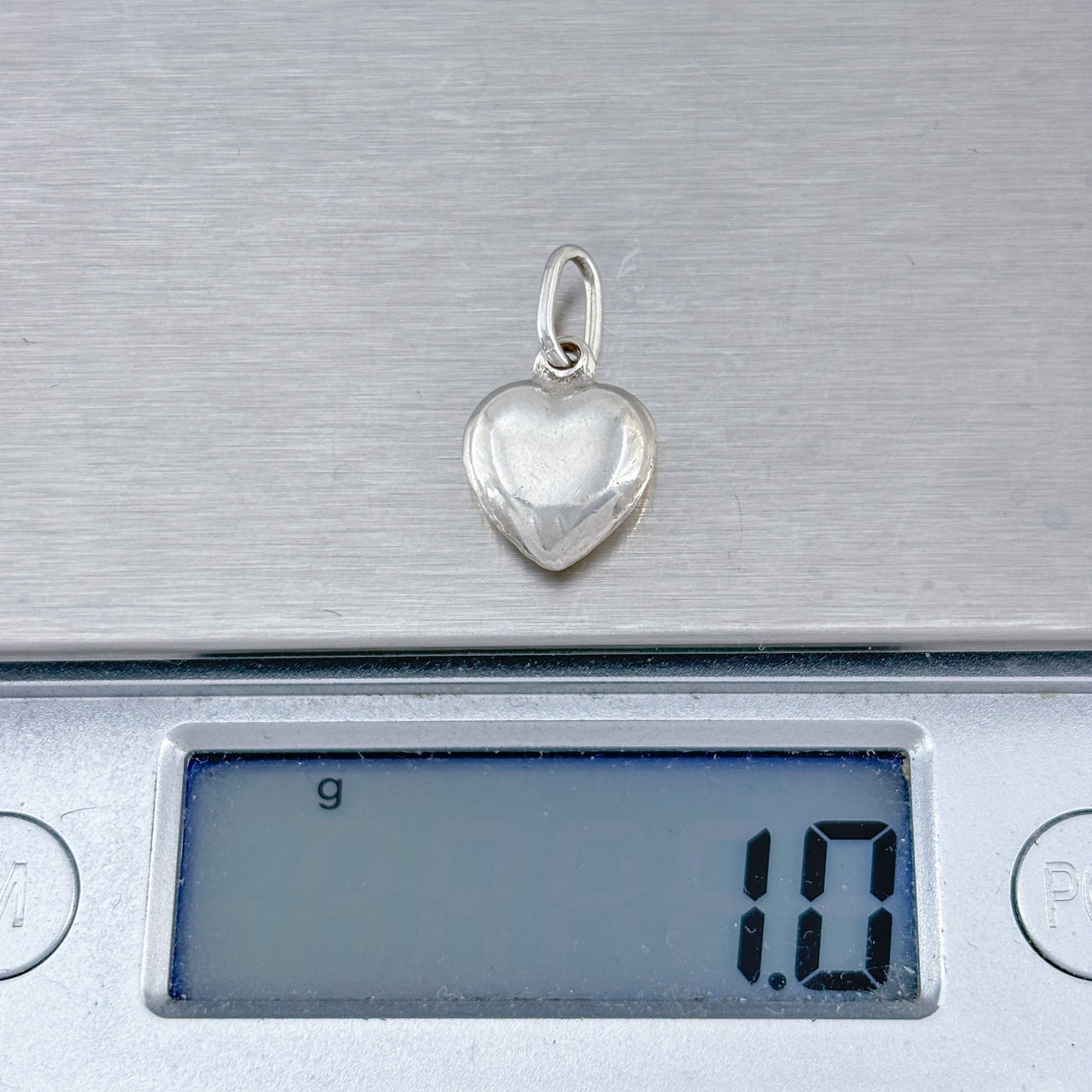 Vintage Sterling Silver 925 Heart Charm