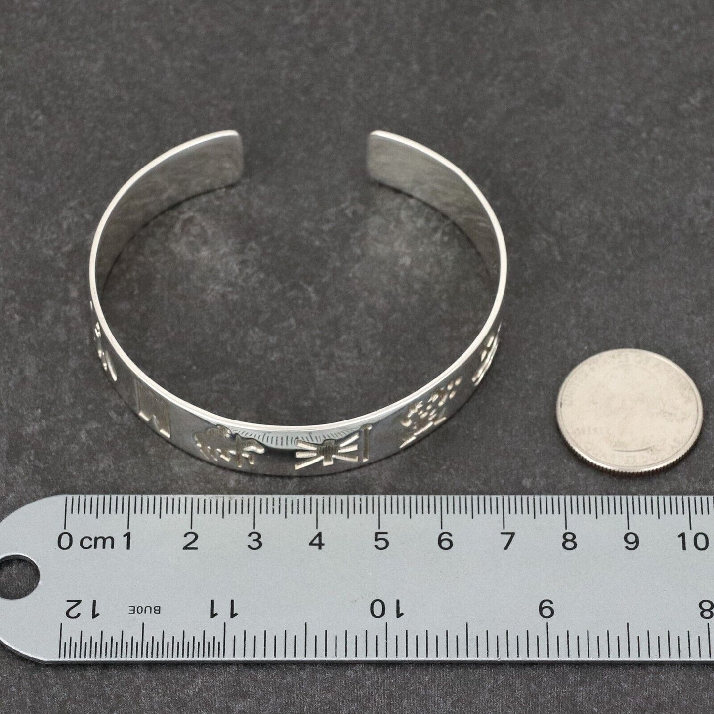 Michael Hilliar | History of Ireland Cuff | Sterling Silver 925 Bracelet | 7.5"