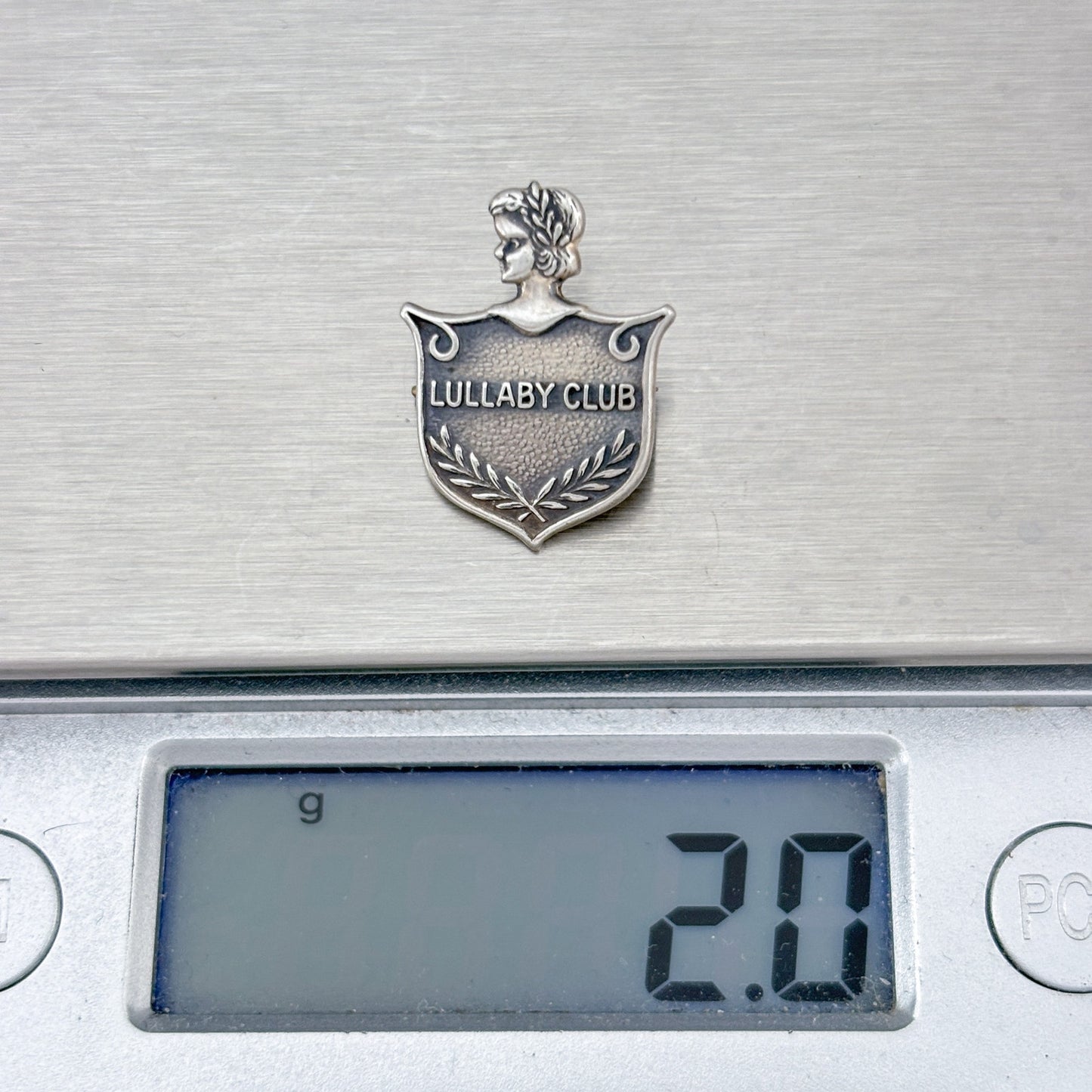 Vintage Sterling Silver 925 Lullaby Club Brooch