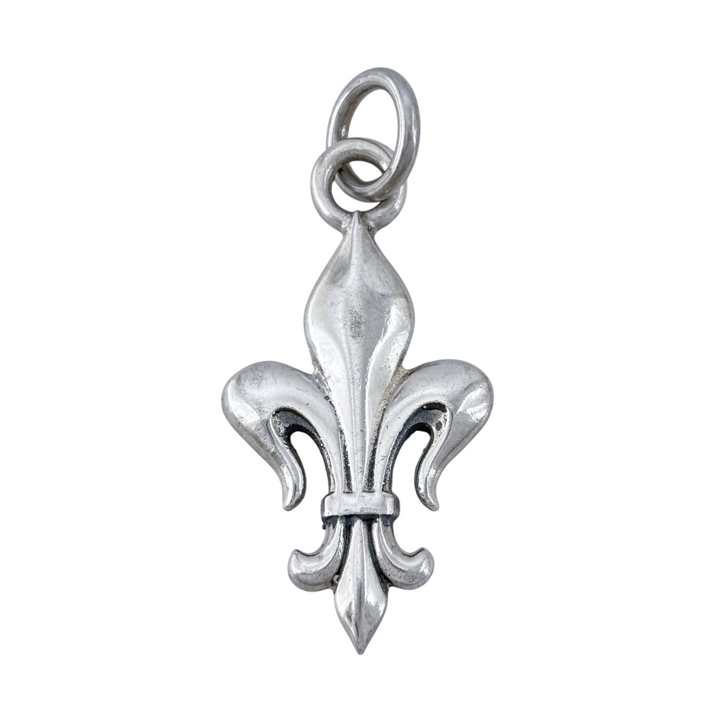 Vintage Sterling Silver 925 Fleur de Lis Pendant