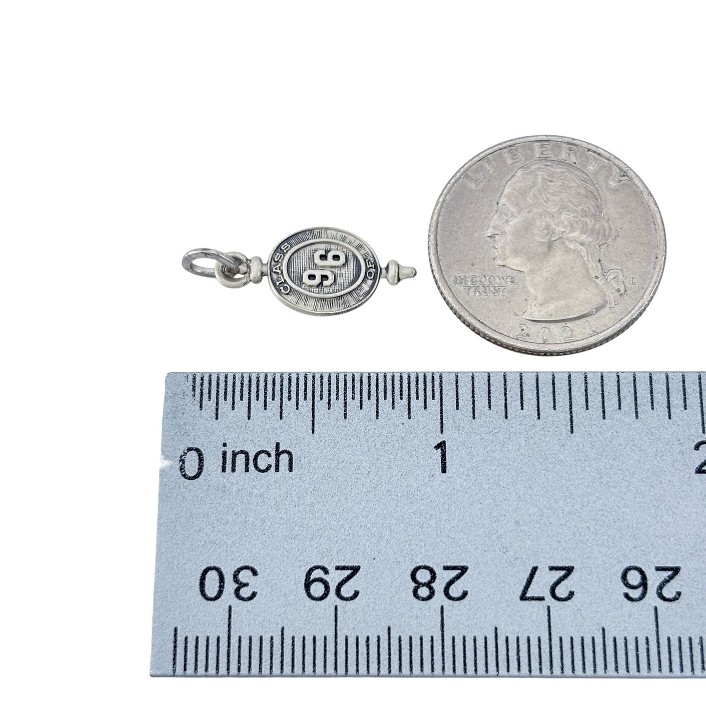 Vintage Sterling Silver 925 Class of 96 Pendant