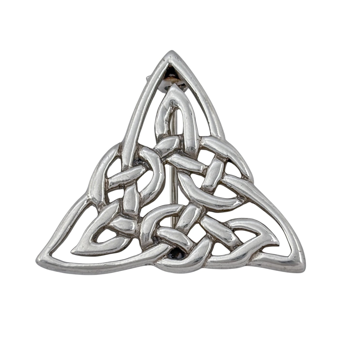 Vintage Sterling Silver 925 Celtic Triquetra Brooch