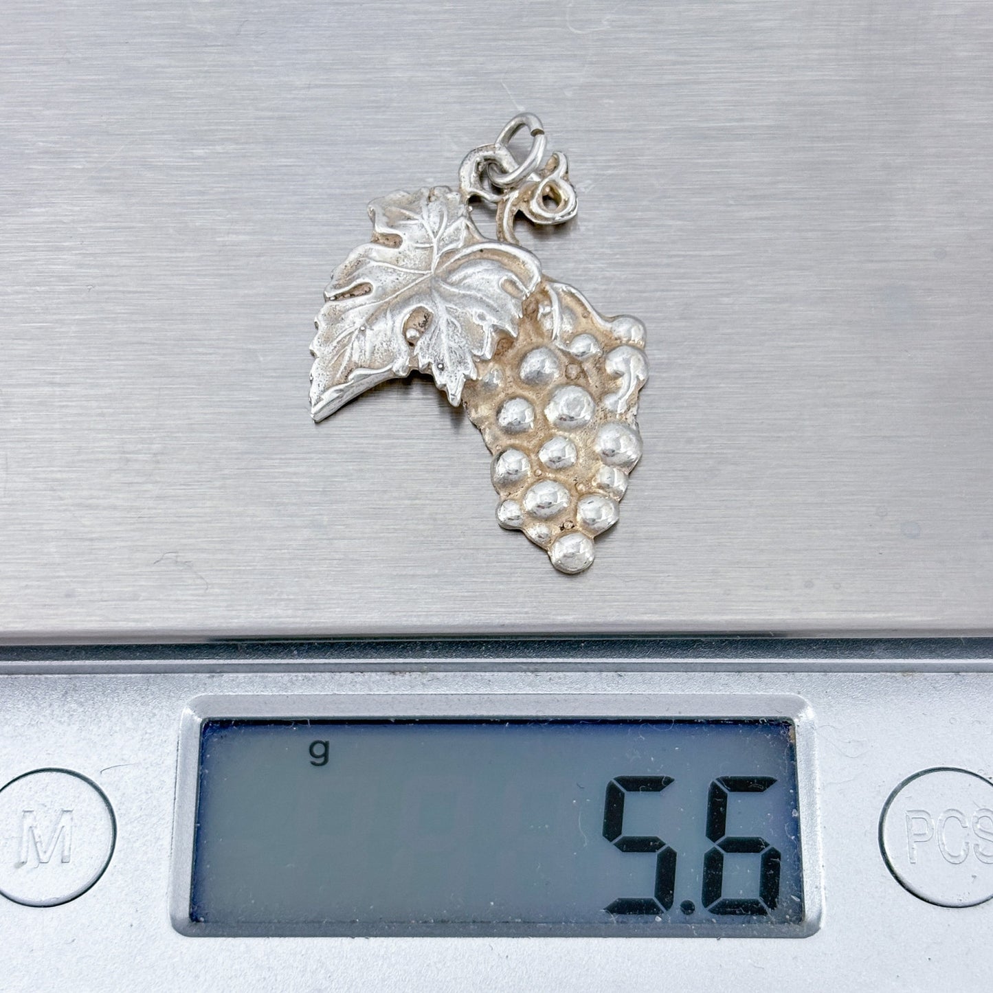 Vintage Sterling Silver 925 Grape Cluster Charm