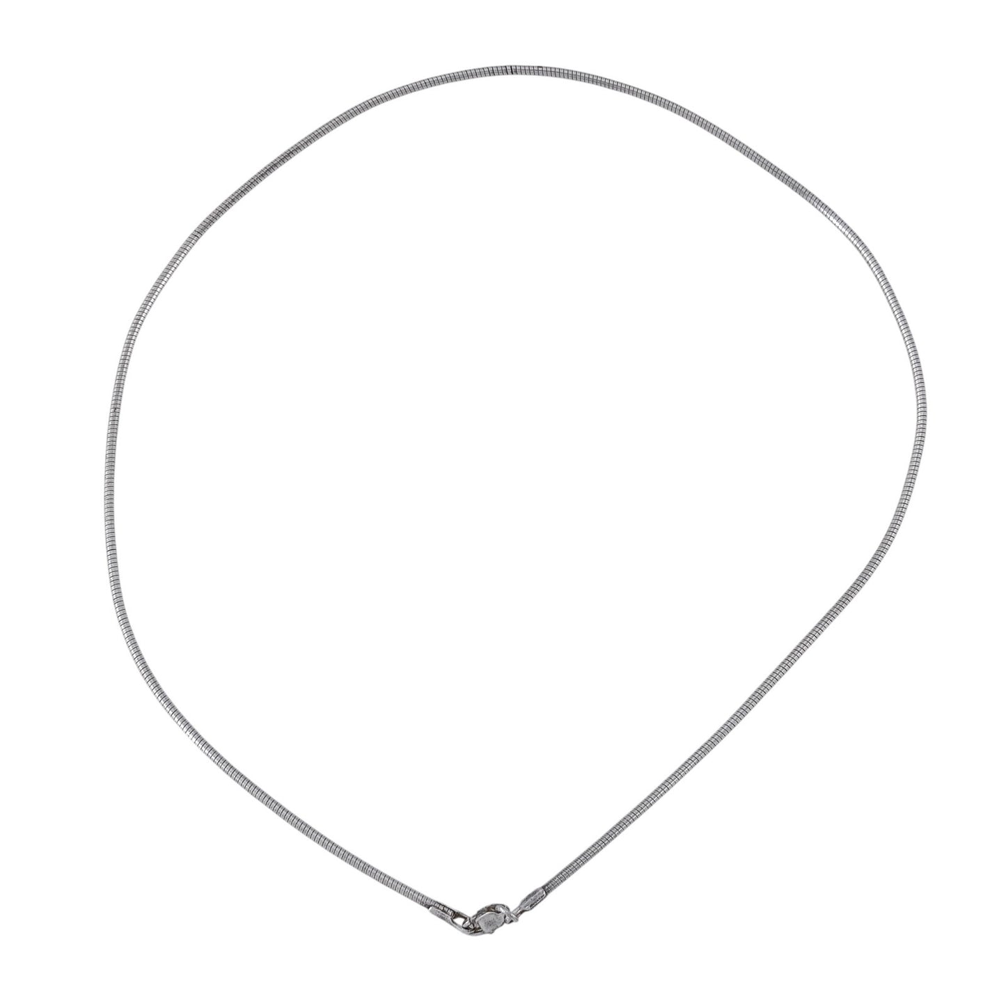 Vintage Sterling Silver 925 Snake Chain Necklace 16"