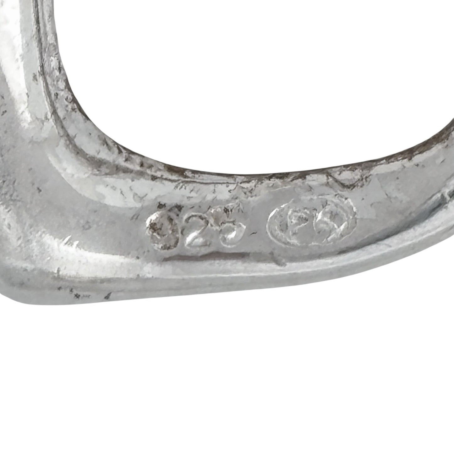 Vintage Sterling Silver 925 Heart Pendant