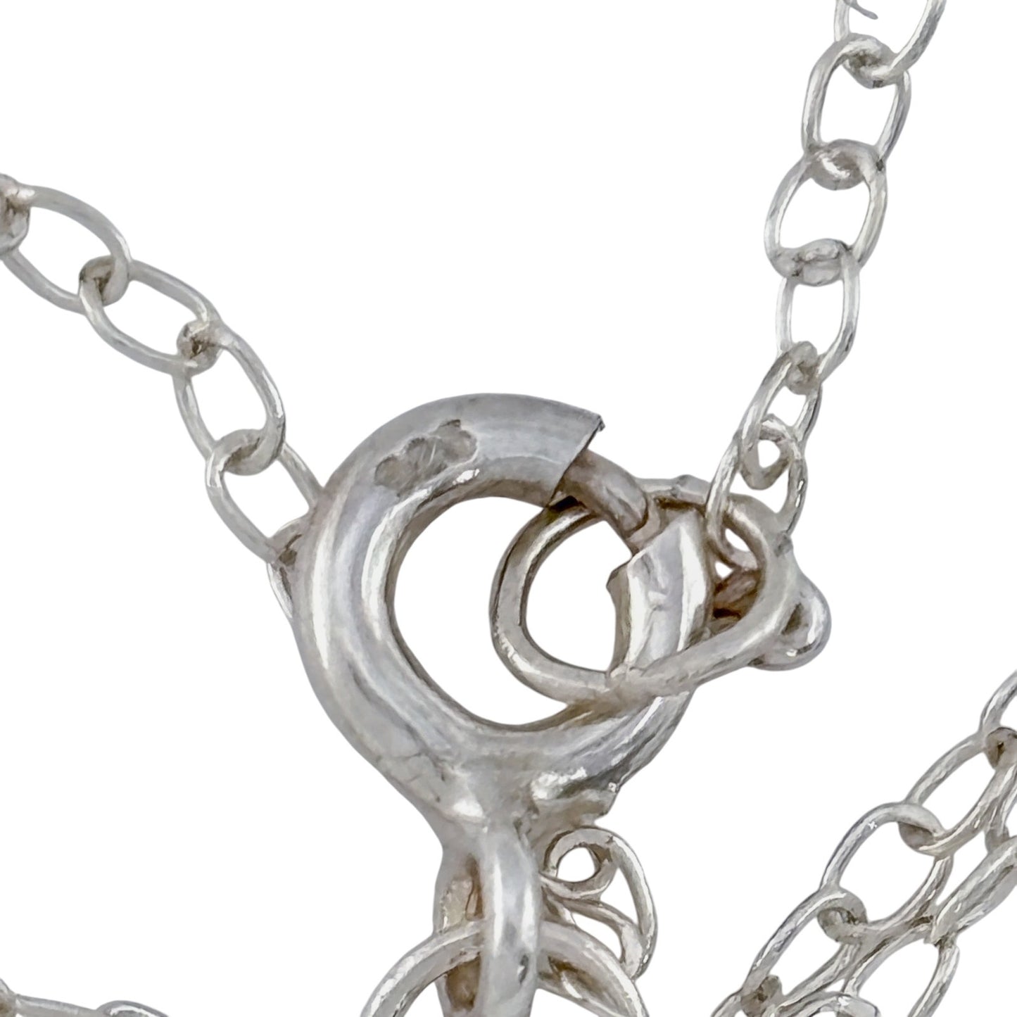 Vintage Sterling Silver 925 Cable Link Chain Necklace 19.5"