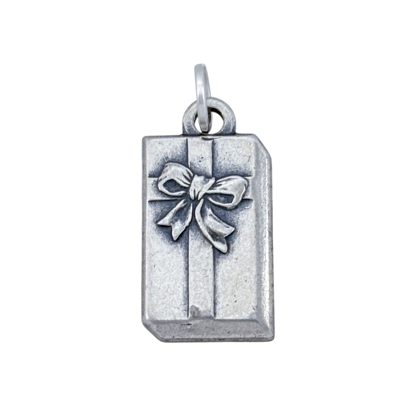 Vintage Sterling Silver 925 Gift Box Present Charm