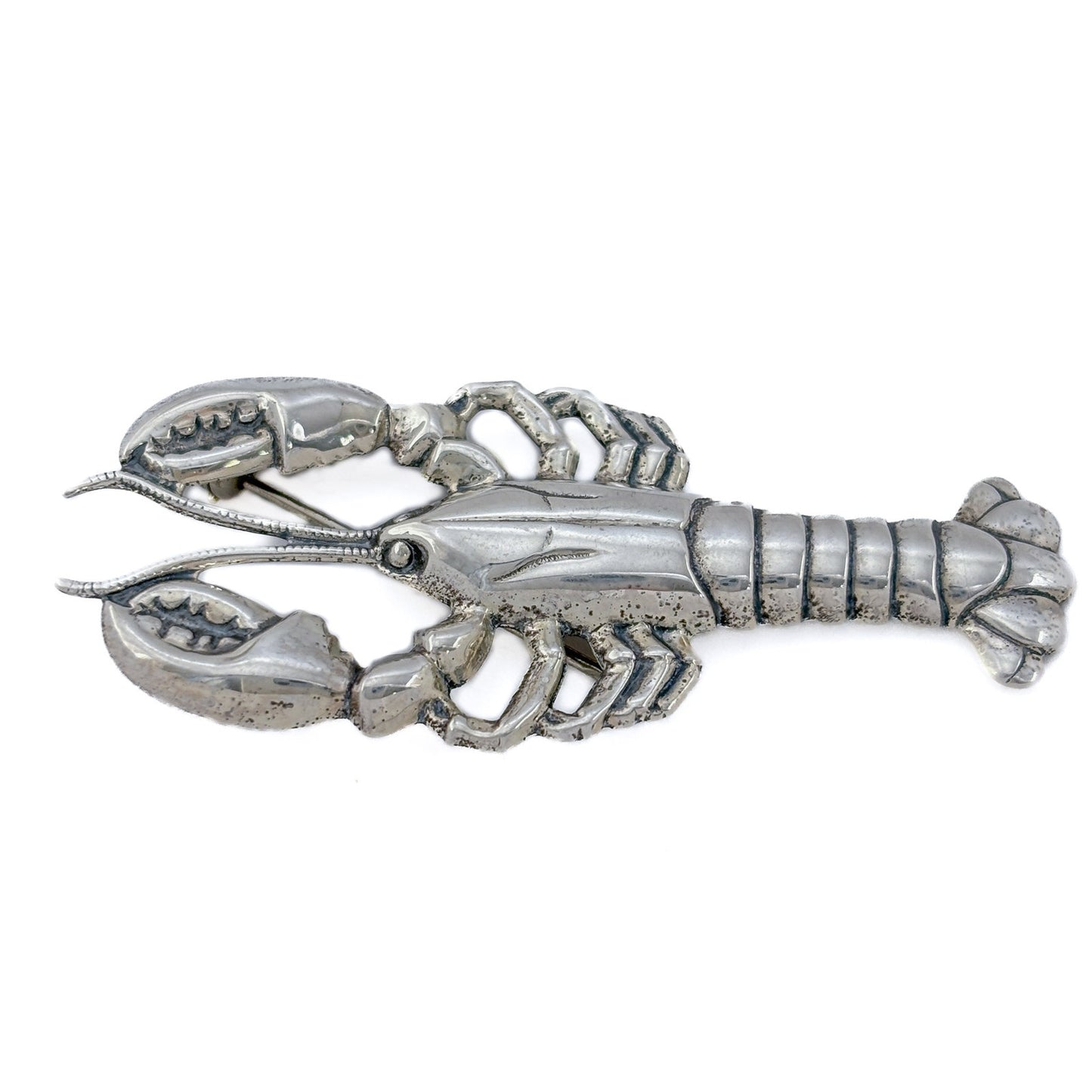 Vintage Sterling Silver 925 Lobster Brooch