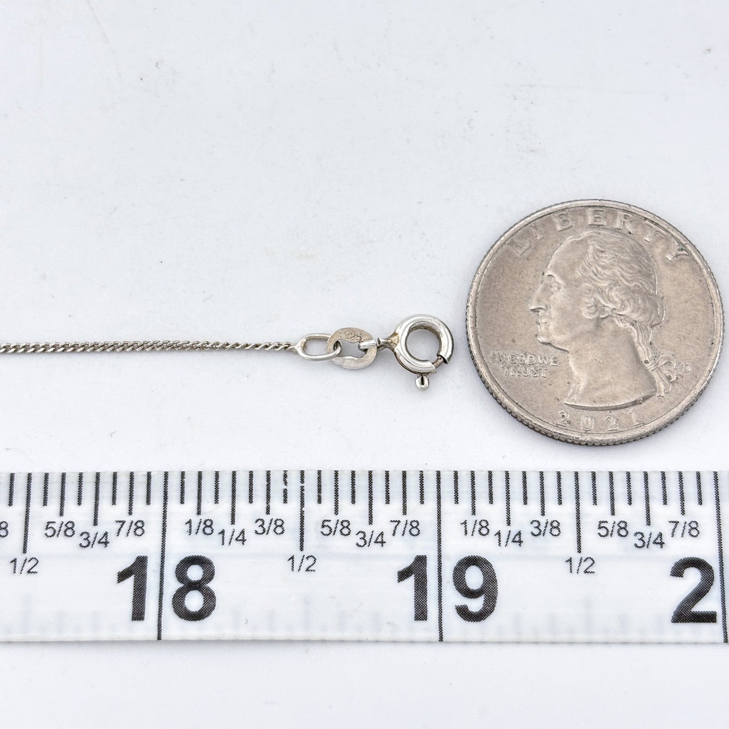 Vintage Sterling Silver 925 Celtic Knot Pendant Necklace 19"