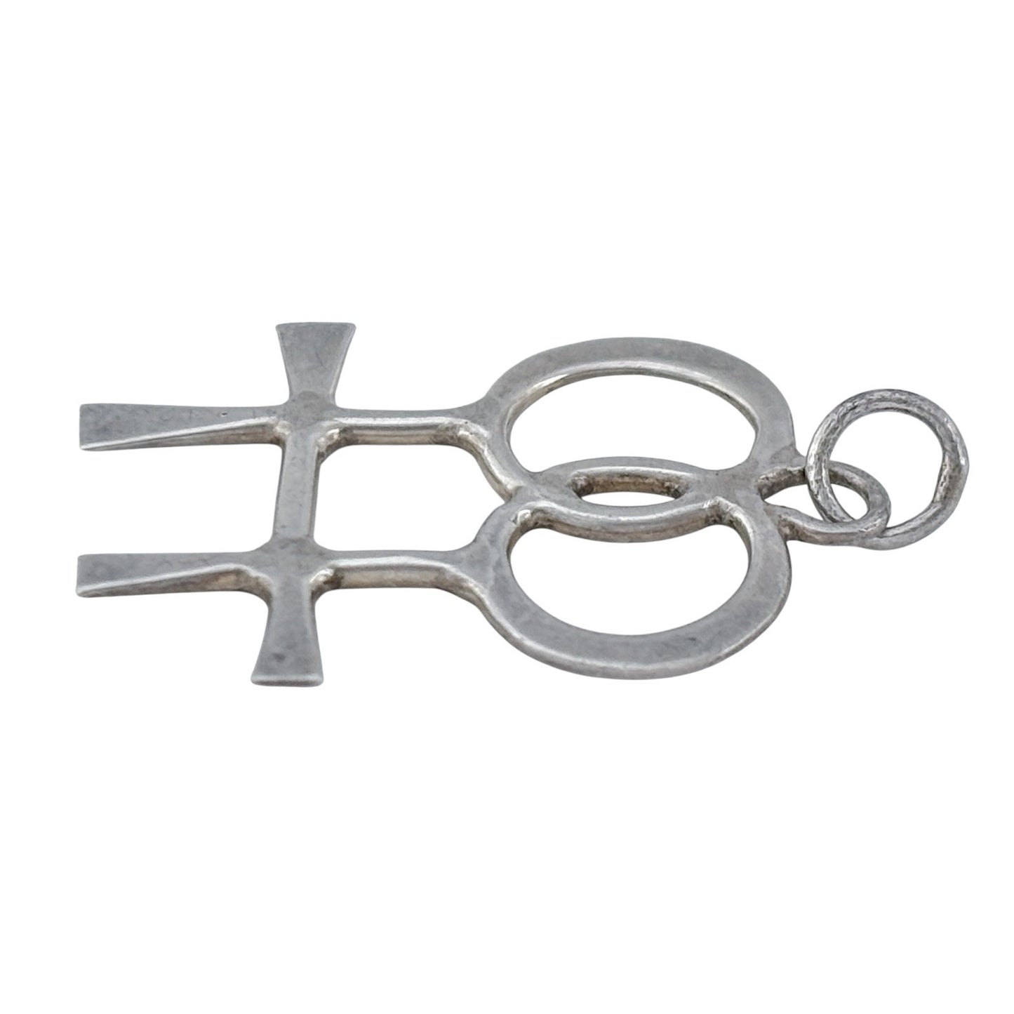 Vintage Sterling Silver 925 Double Venus Lesbian Pride Pendant