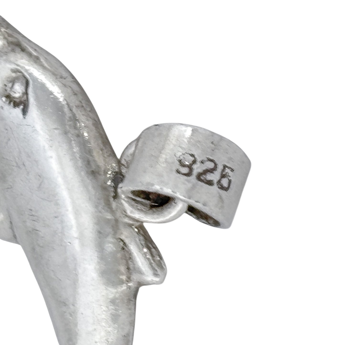 Vintage Sterling Silver 925 Dolphin Pendant