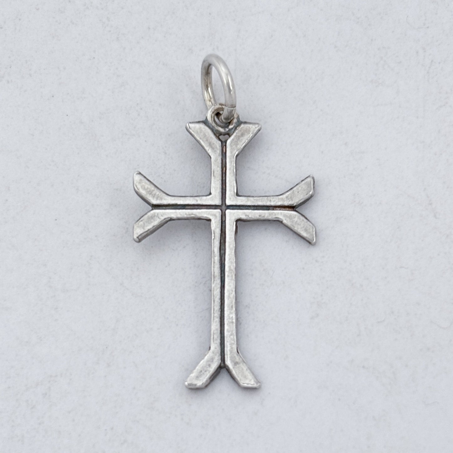 Vintage Sterling Silver 925 Cross Pendant