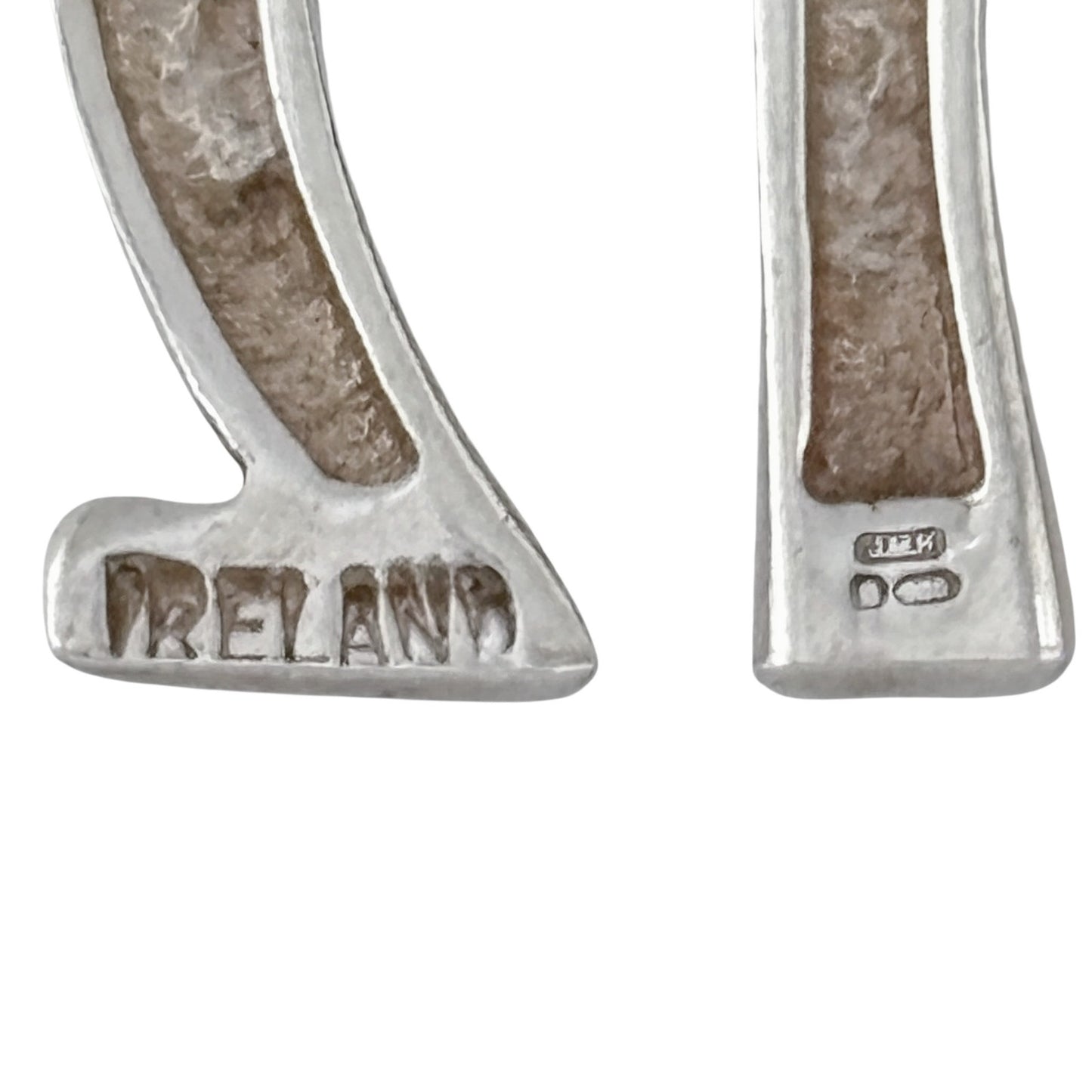 Vintage Sterling Silver 925 Celtic Letter M Pendant