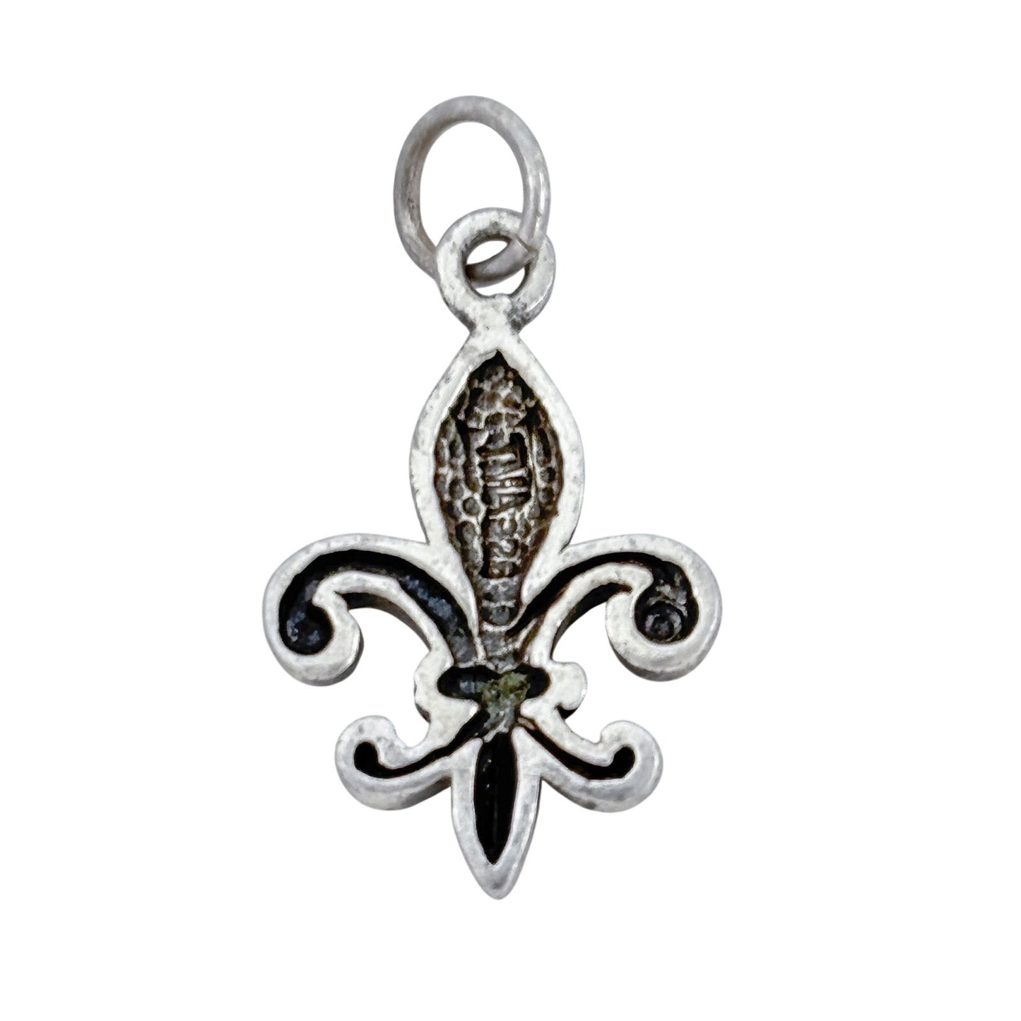 Vintage Sterling Silver 925 Fleur de Lis Pendant