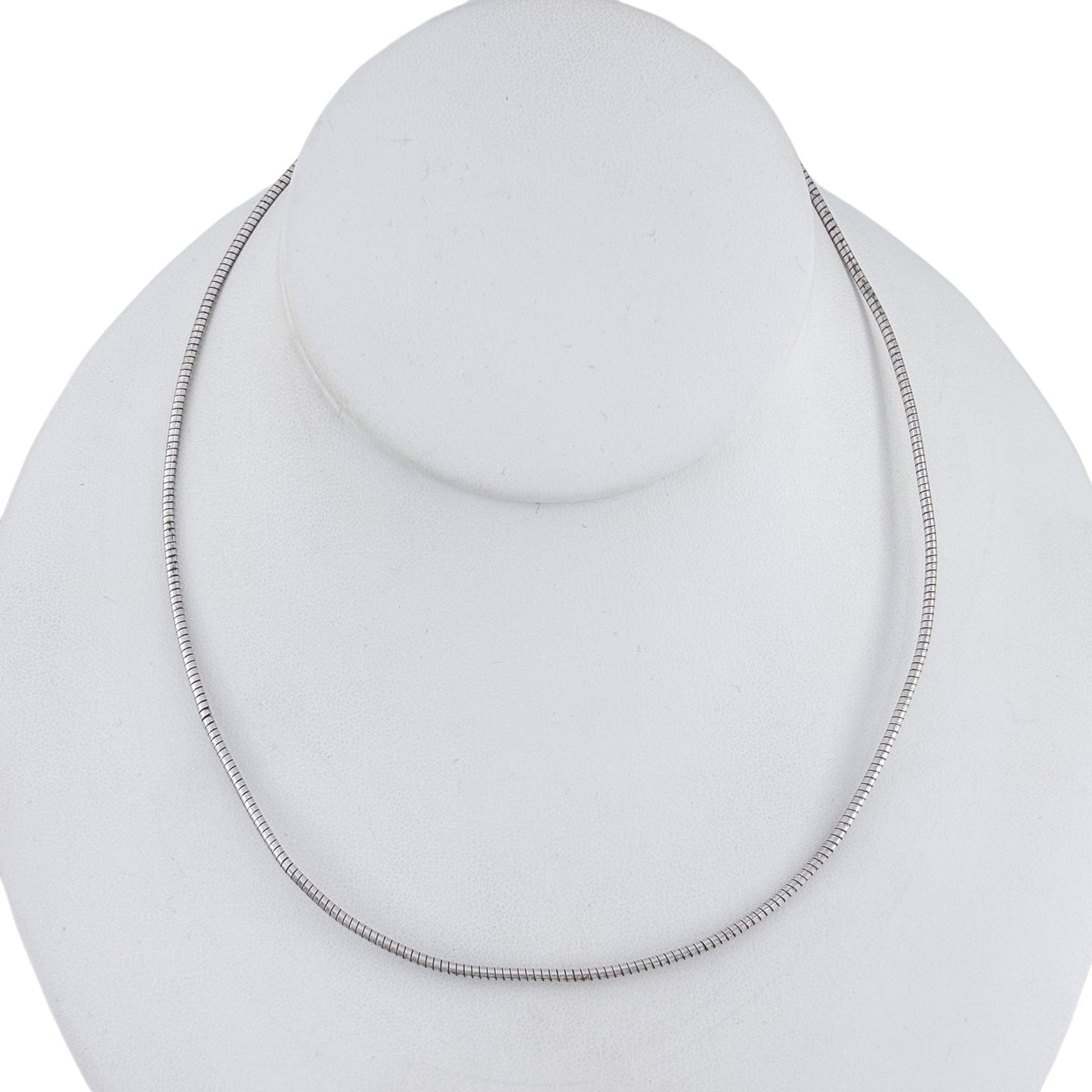 Vintage Sterling Silver 925 Snake Chain Necklace 16"