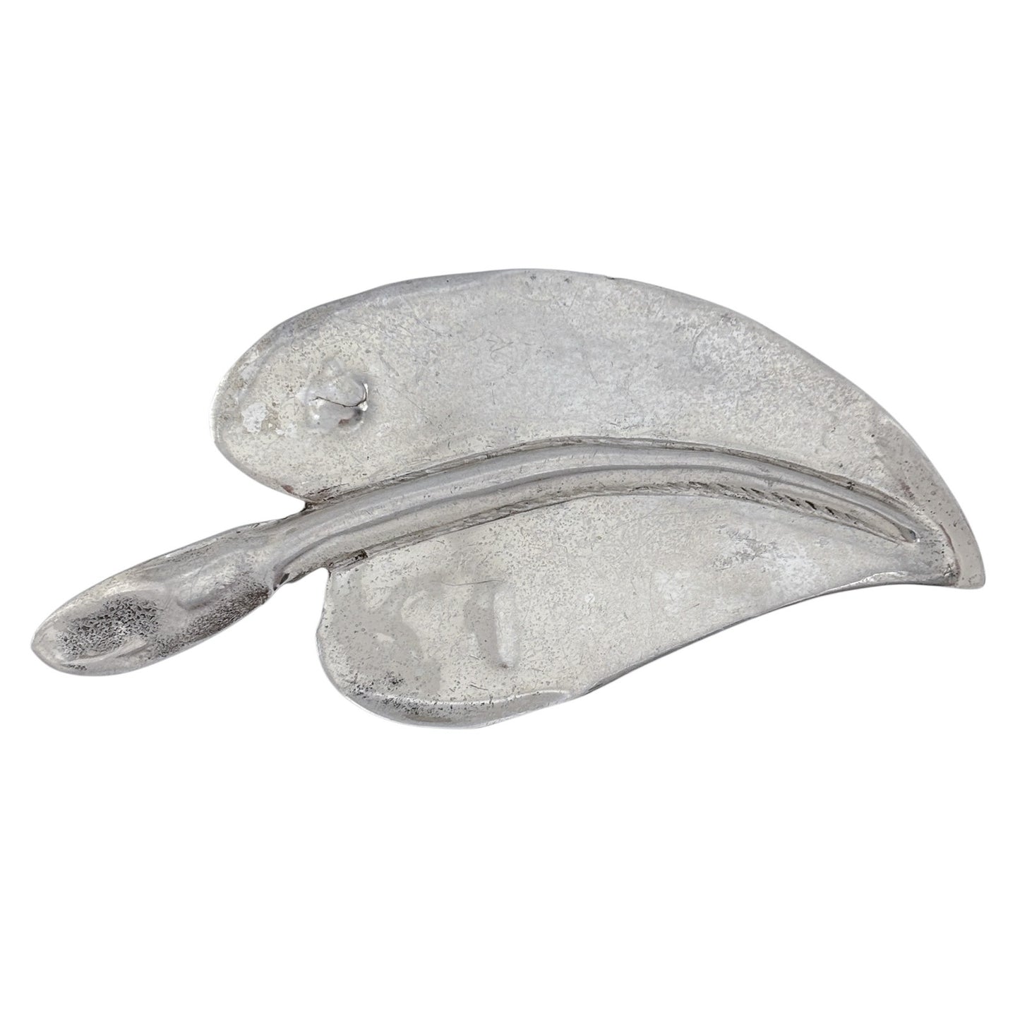 Vintage Sterling Silver 925 Leaf Brooch