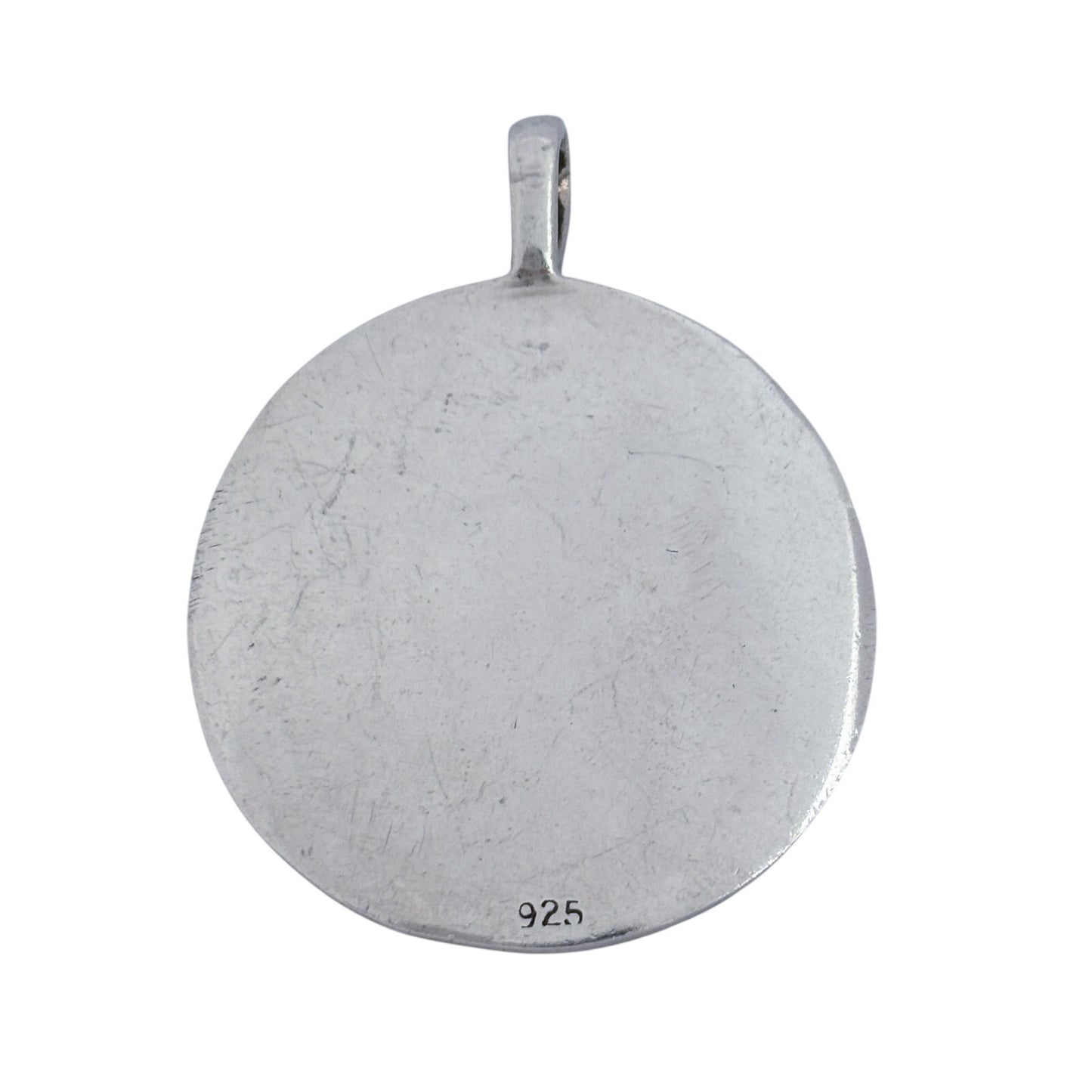 Vintage Sterling Silver 925 Om Mandala Pendant