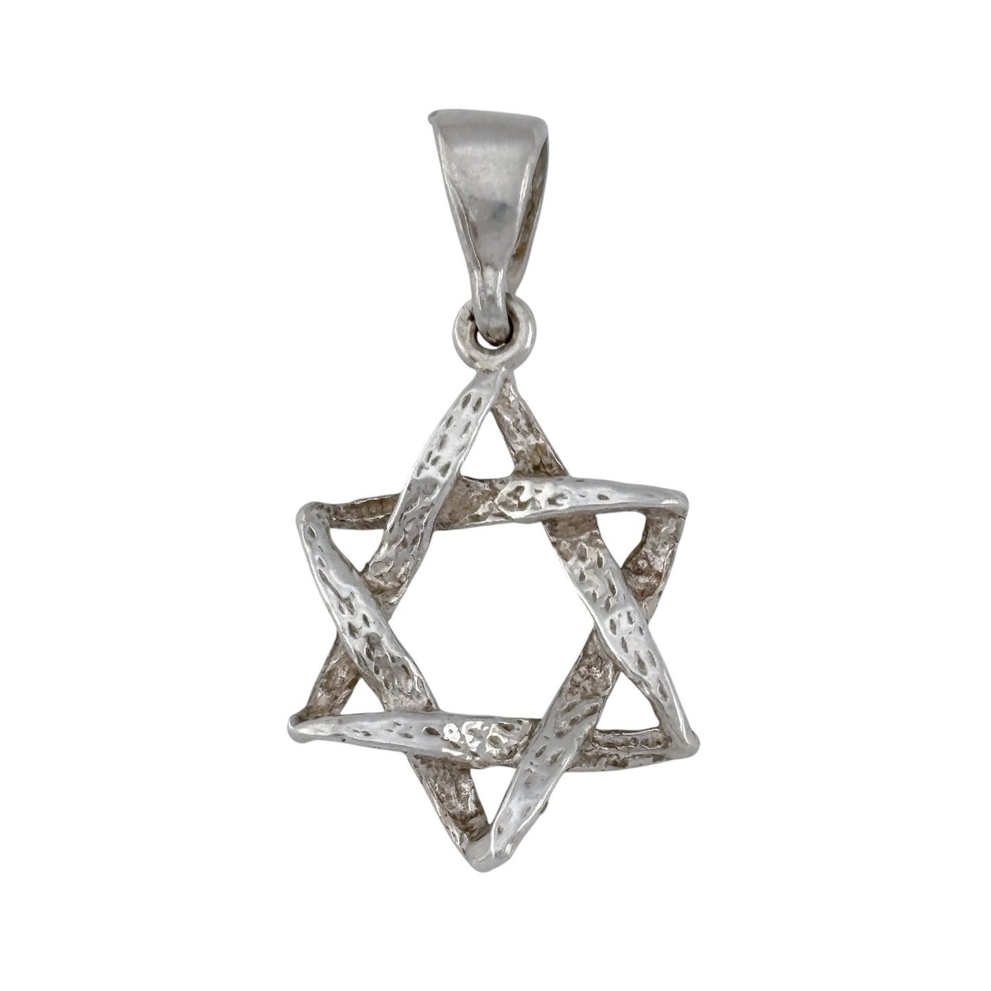 Vintage Sterling Silver 925 Star of David Pendant