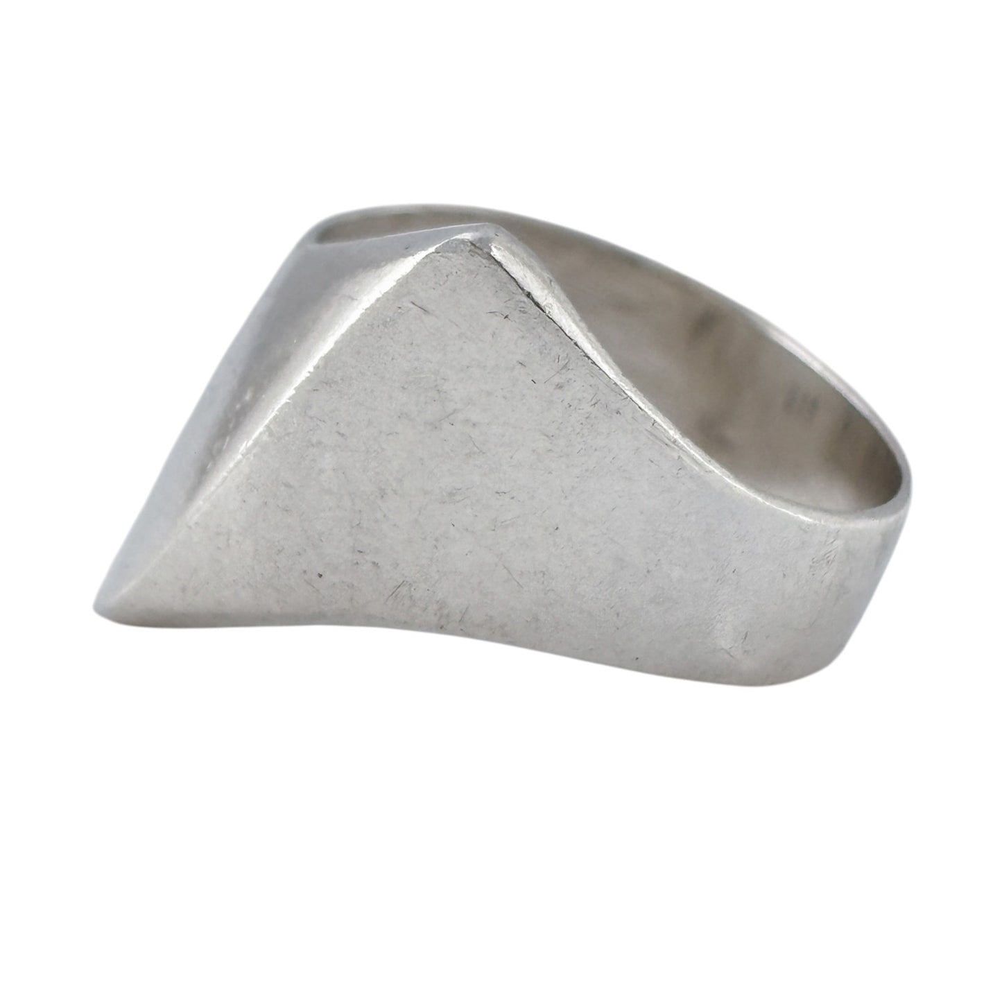 Vintage Sterling Silver 925 Mexico Smooth Geometric Dome Ring Size 7