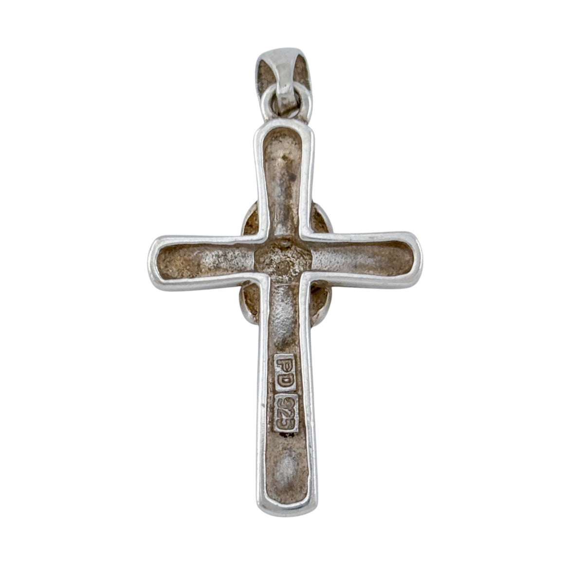 Vintage Sterling Silver 925 Marcasite Cross Pendant