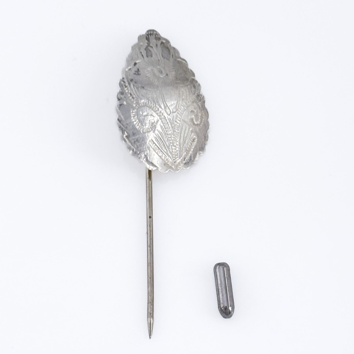 Vintage Sterling Silver 925 Floral Stick Pin