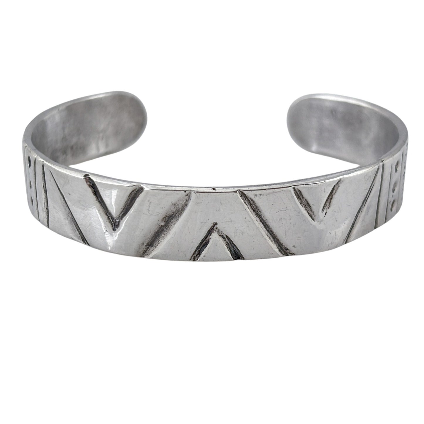 W.L. Royall Sterling Silver 925 39.2 gram Cuff Bracelet 7.5"