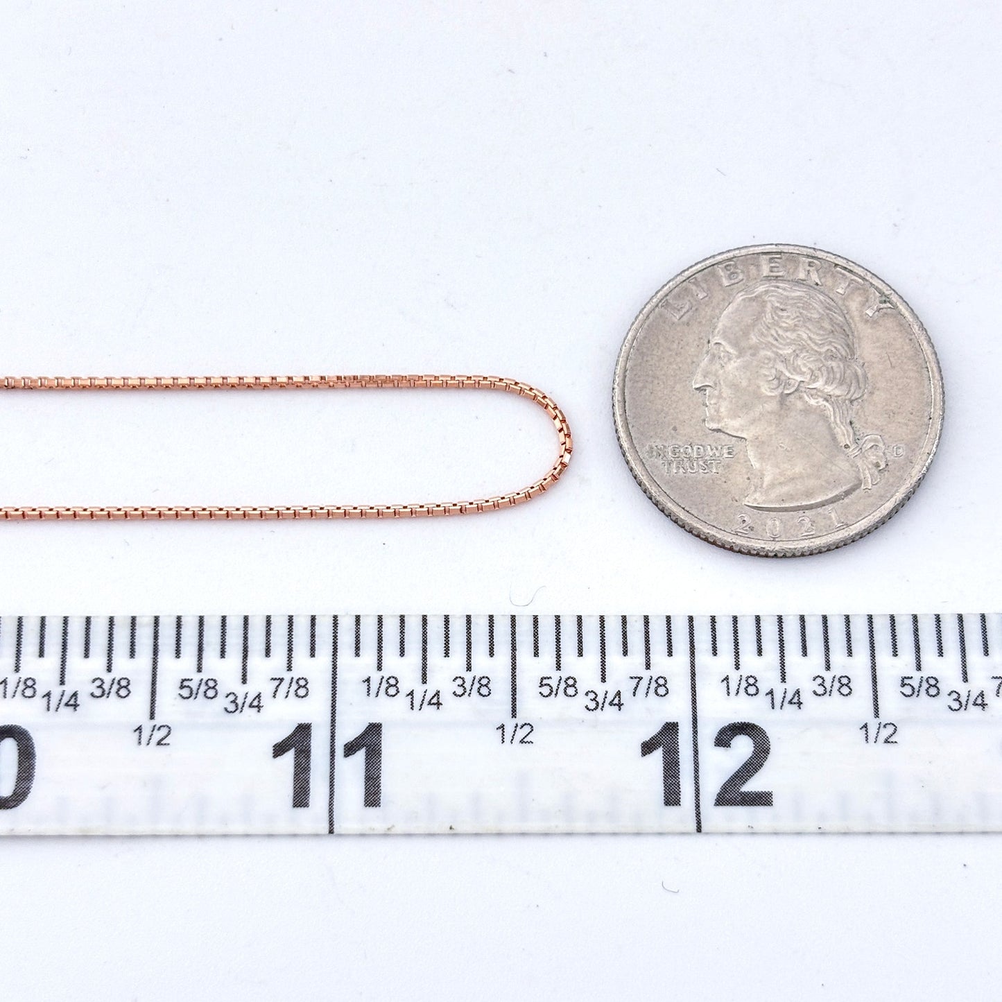 Vintage Sterling Silver 925 Rose Gold-Tone Heart Lariat Necklace up to 23"