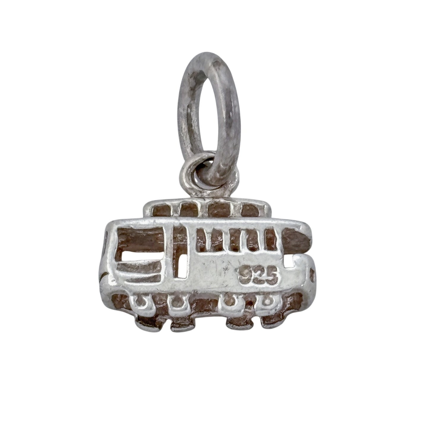 Vintage Sterling Silver 925 San Francisco Cable Car Charm