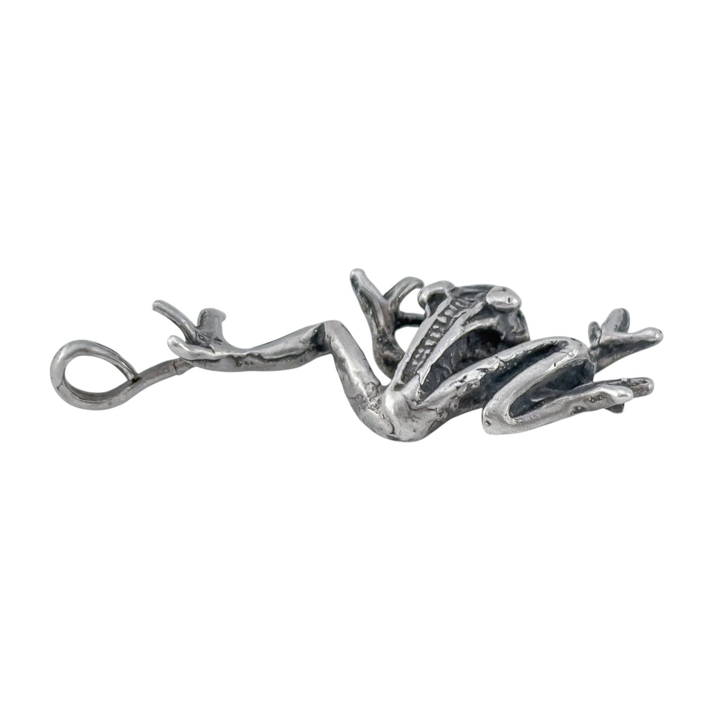 Vintage Sterling Silver 925 Frog Pendant