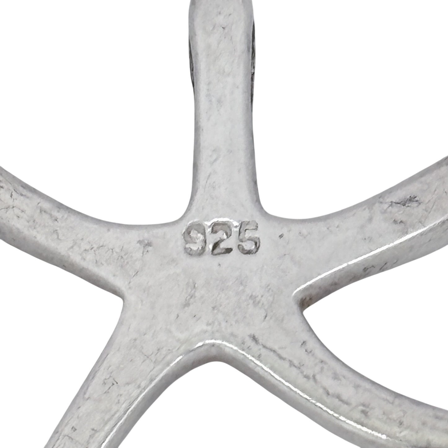 Vintage Sterling Silver 925 Sea Starfish Pendant