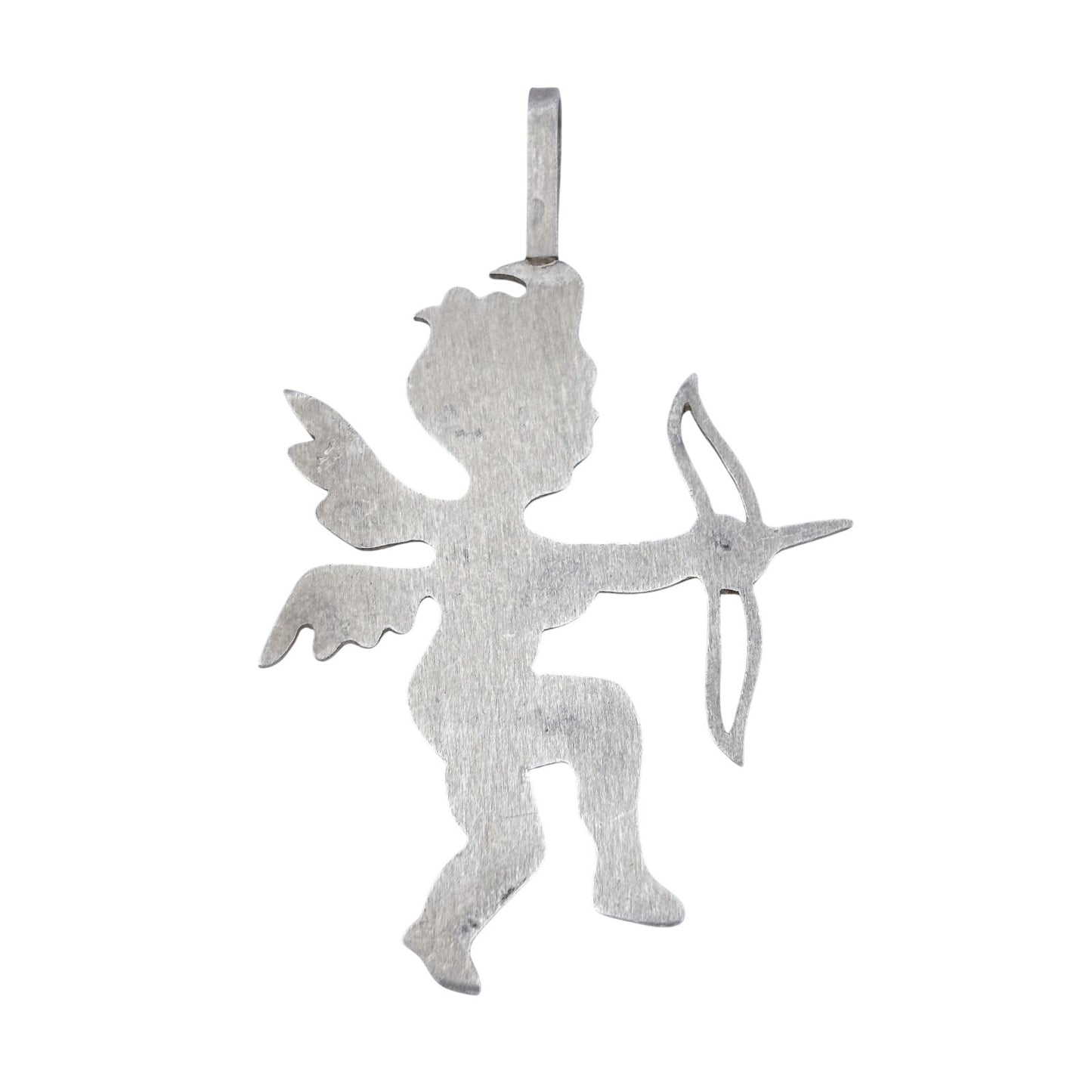 Vintage Sterling Silver 925 Cupid Bow Pendant