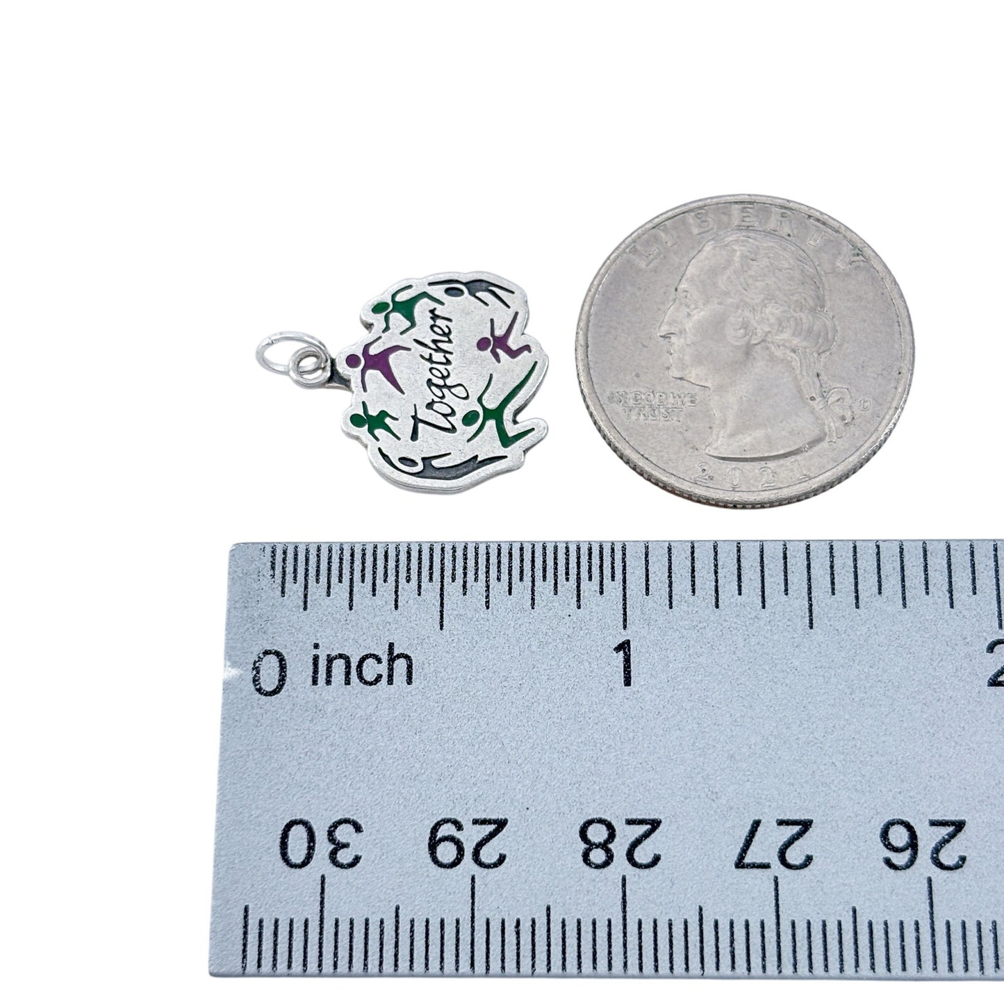 Vintage Sterling Silver 925 Together ABWA Charm