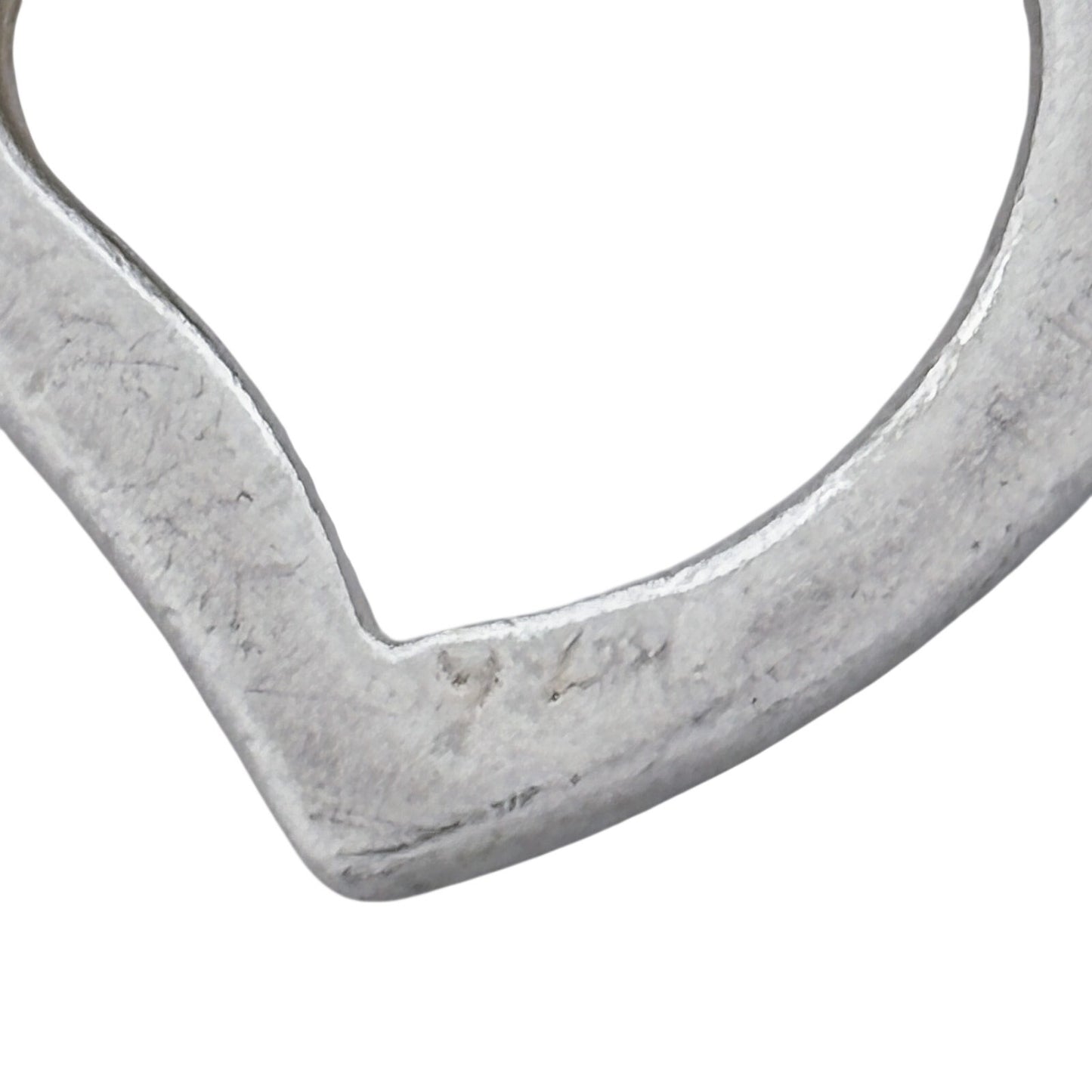 Vintage Sterling Silver 925 Open Heart Pendant
