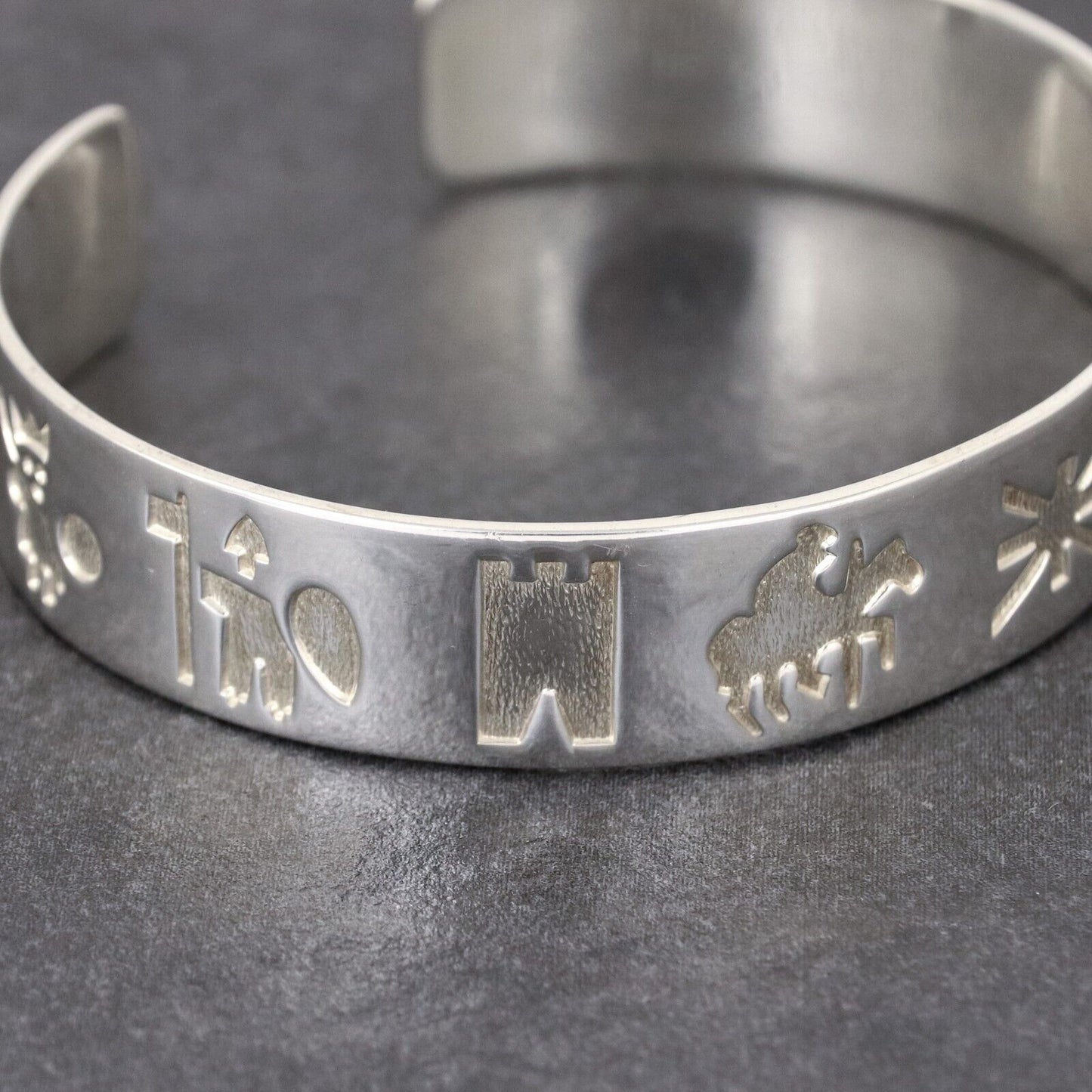 Michael Hilliar | History of Ireland Cuff | Sterling Silver 925 Bracelet | 7.5"