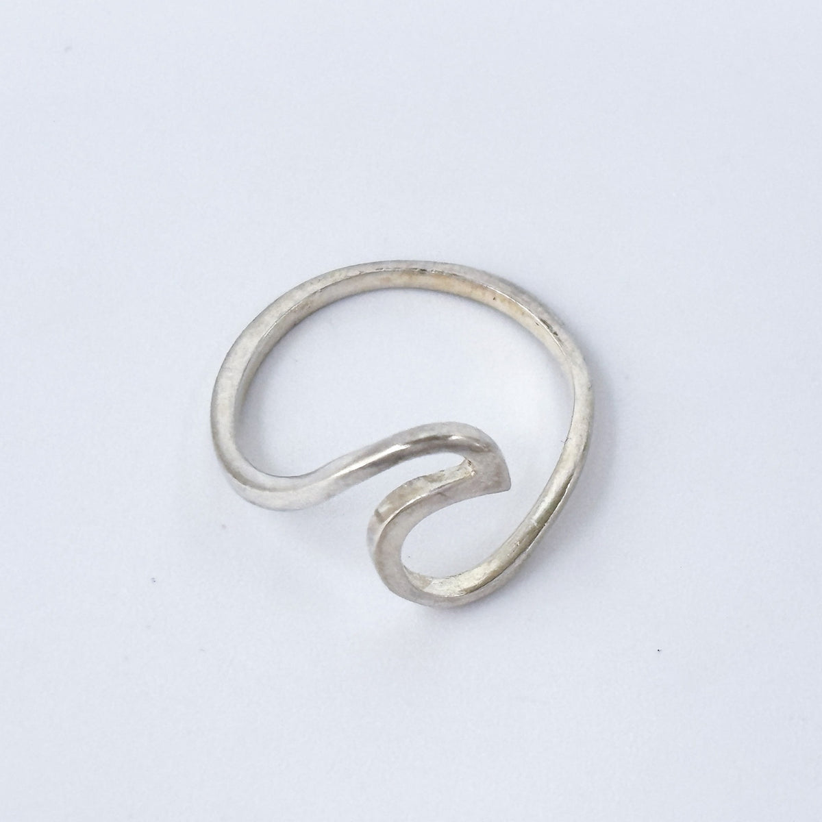 Copied - Vintage Sterling Silver 925 Open Heart Toe Ring Size 5