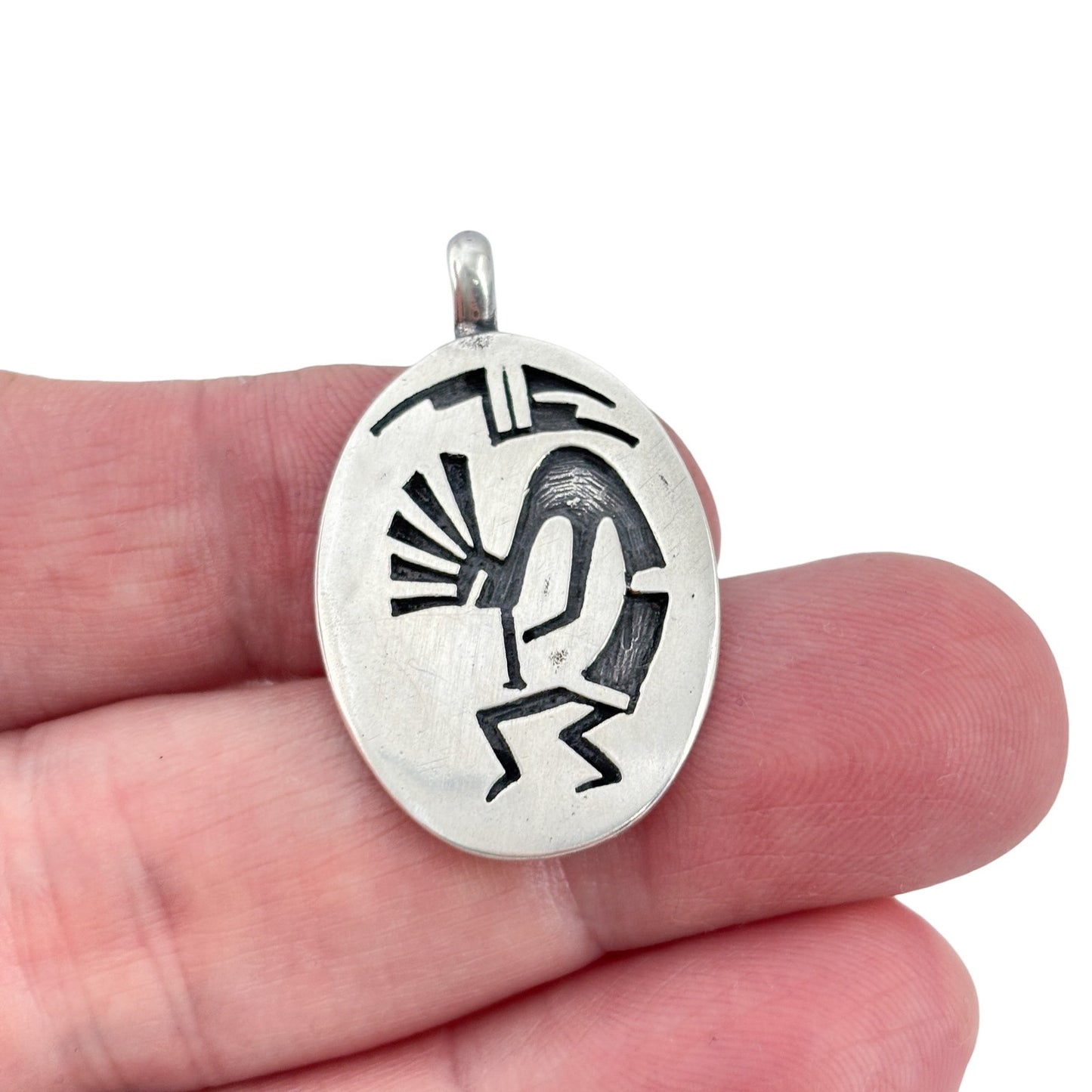 Vintage Sterling Silver 925 Kokopelli Pendant