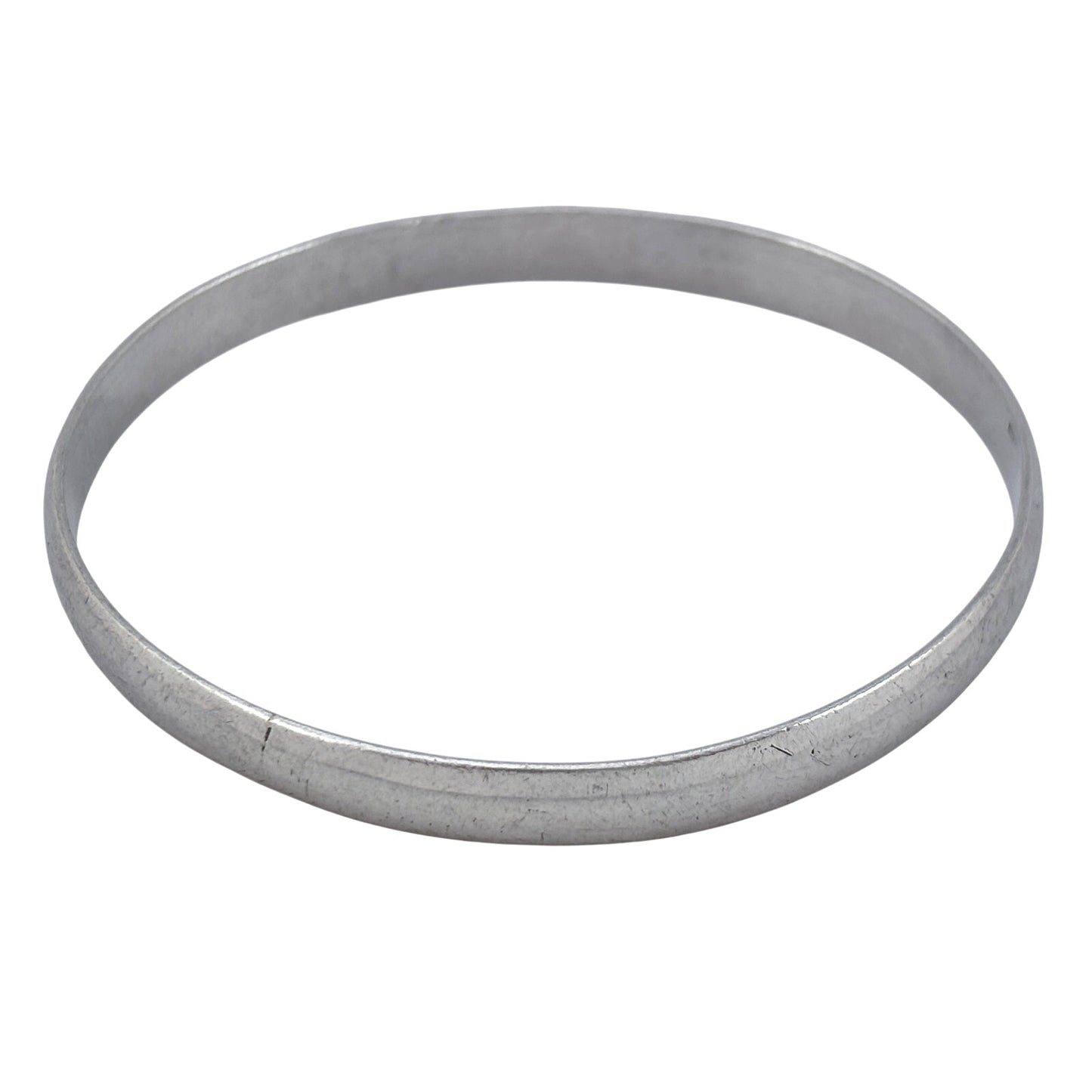Vintage Sterling Silver 925 Classic Bangle Bracelet 8.25"