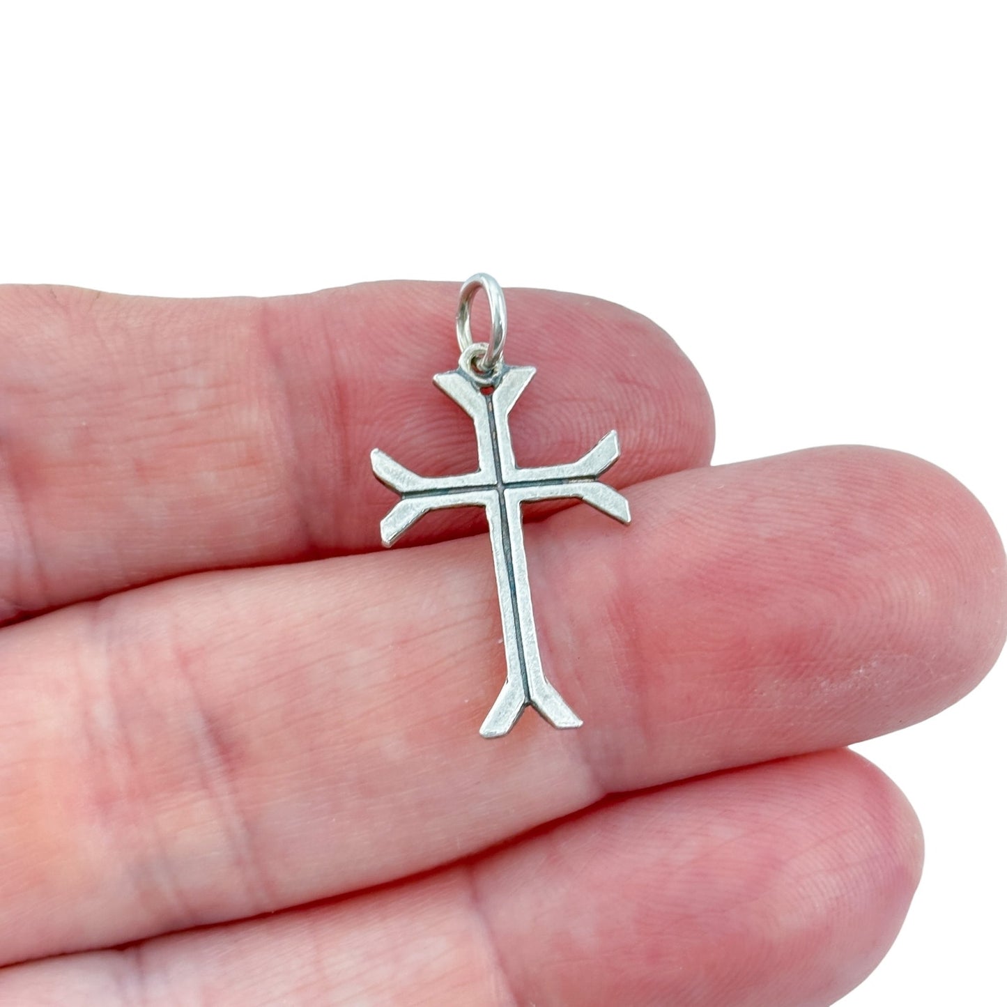 Vintage Sterling Silver 925 Cross Pendant