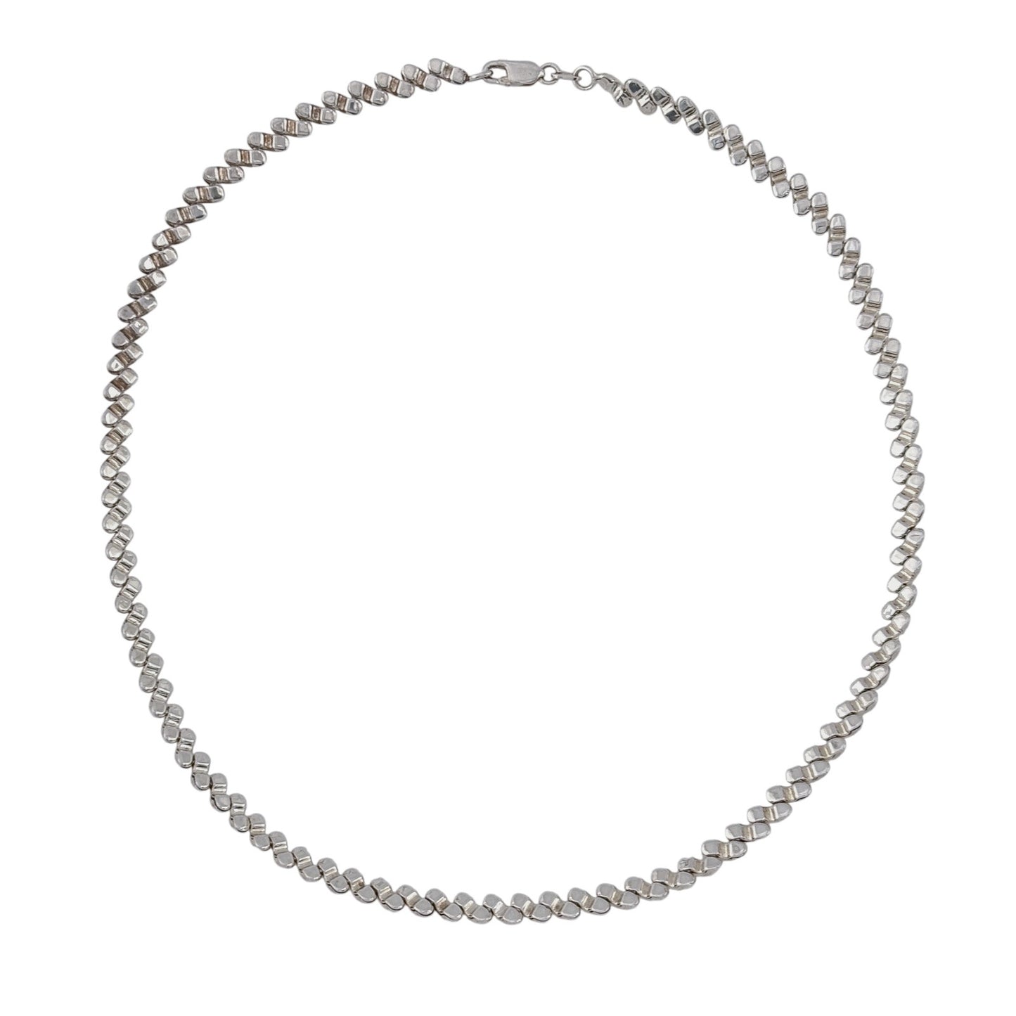 Vintage Sterling Silver 925 San Marco Chain Necklace 18"