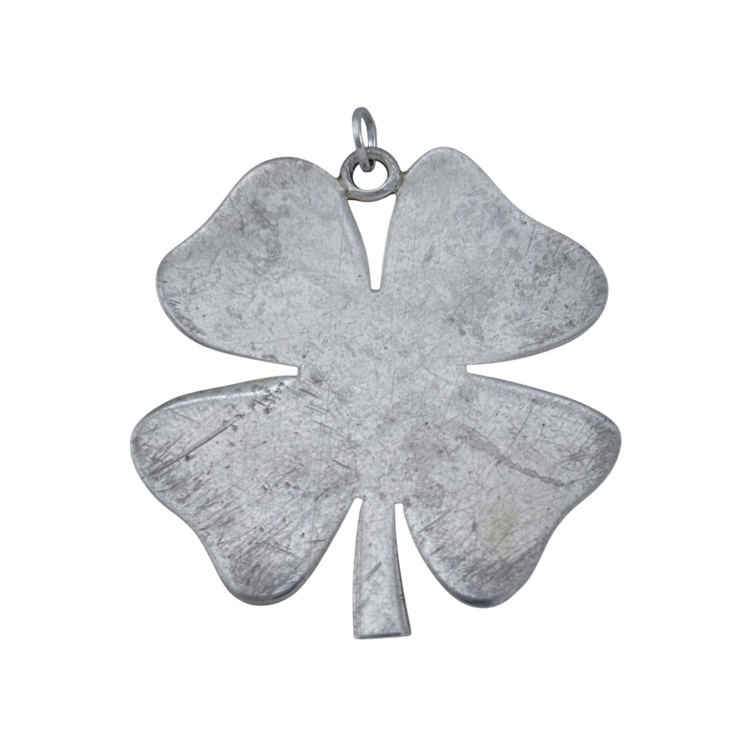 Vintage Sterling Silver 925 Four Leaf Clover Pendant