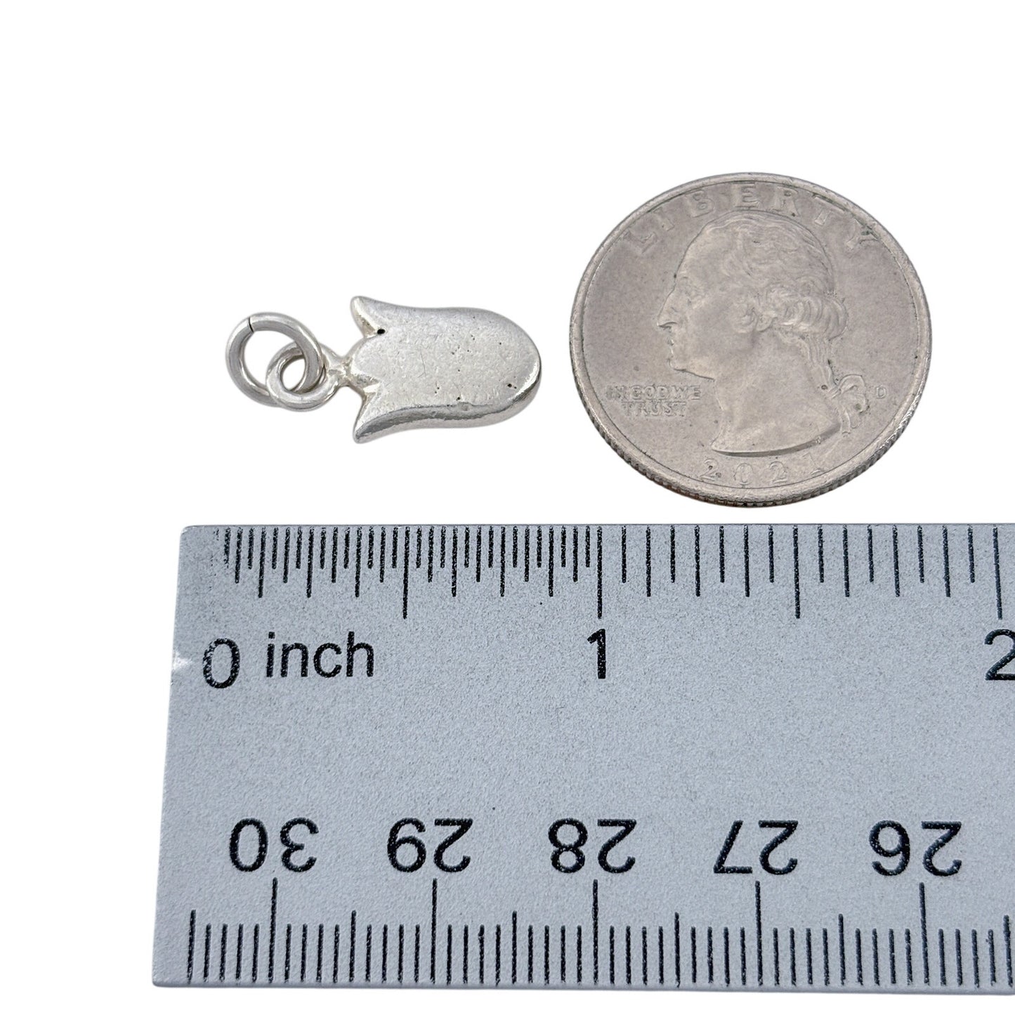 Vintage Sterling Silver 925 Tulip Charm