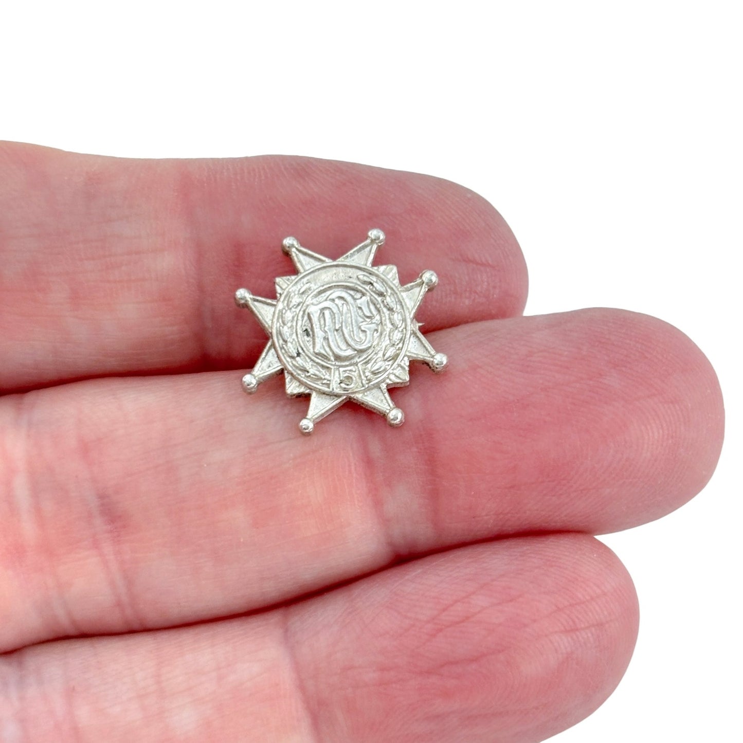 Vintage Sterling Silver 925 Prudential Old Guard POG Star Pin